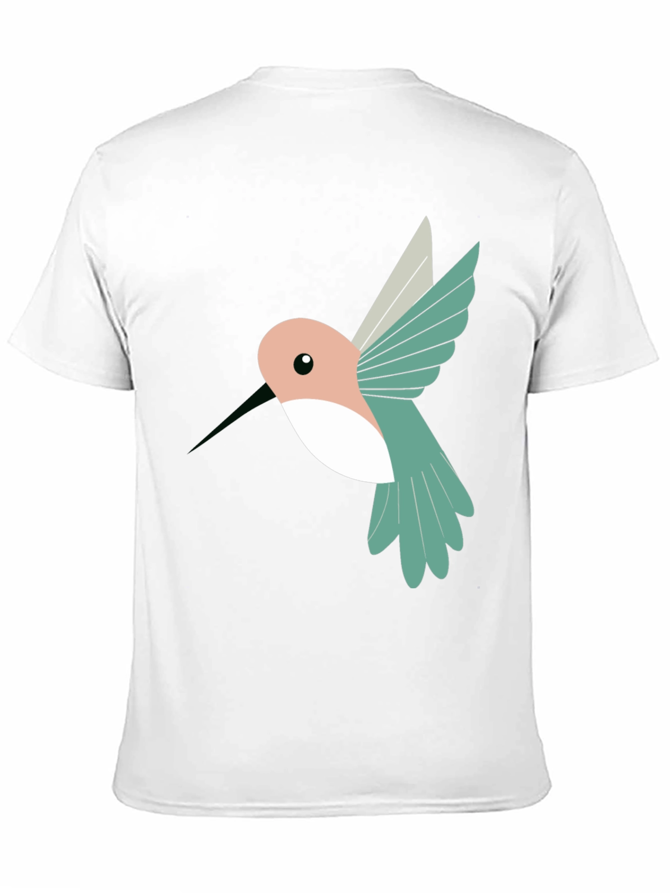 Black Hummingbird Graphic Black T-Shirt view 11