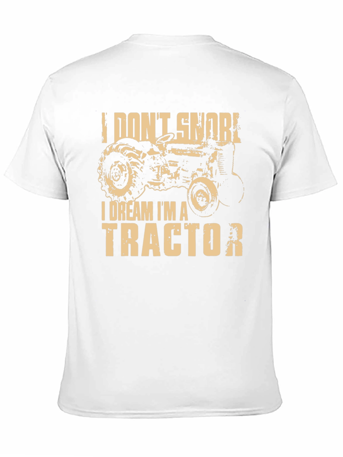 Black I Dream I'm A Tractor Graphic T-Shirt view 11