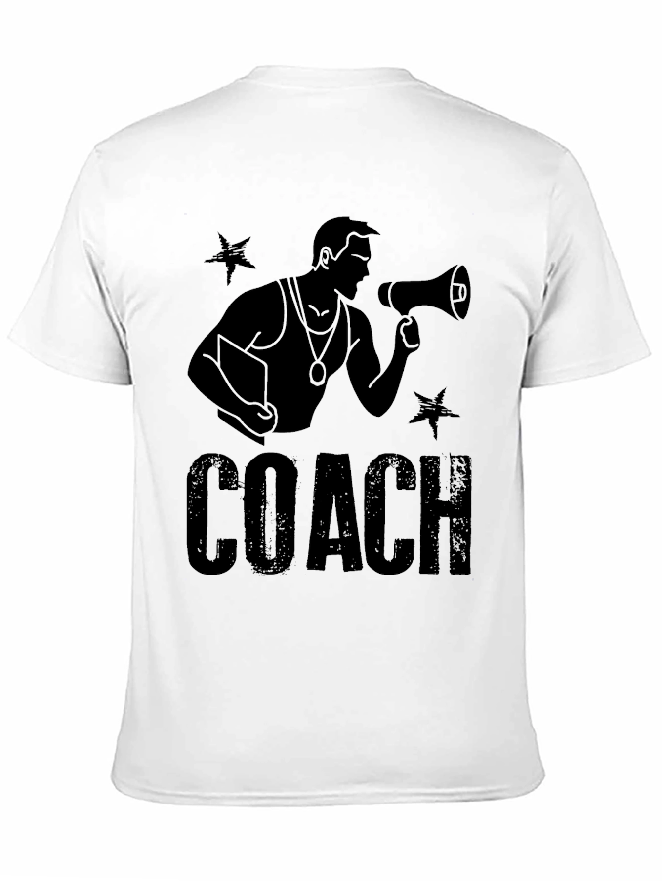 Black Coach Graphic Tee - Motivational T-Shirt view 11