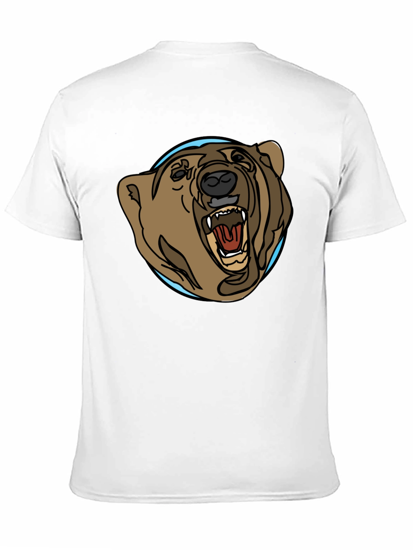 Black Bear Graphic Tee - Black Cotton Blend view 11