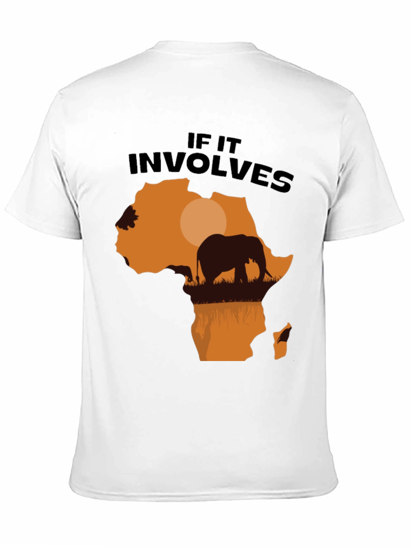 Black Africa Elephant Graphic T-Shirt - Nature Lover Tee view 11