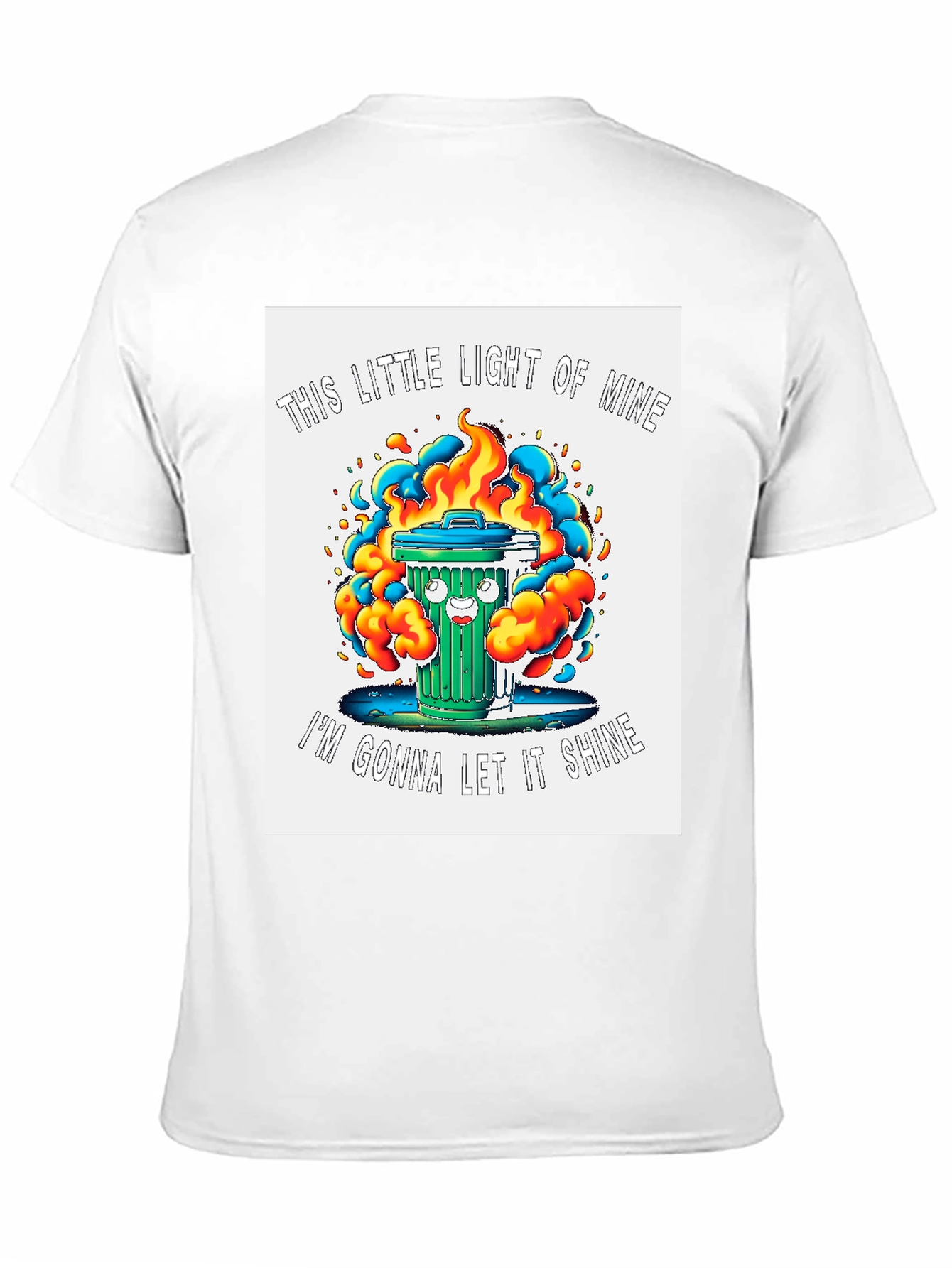 Black Funny 'This Little Light of Mine' Graphic Tee view 11