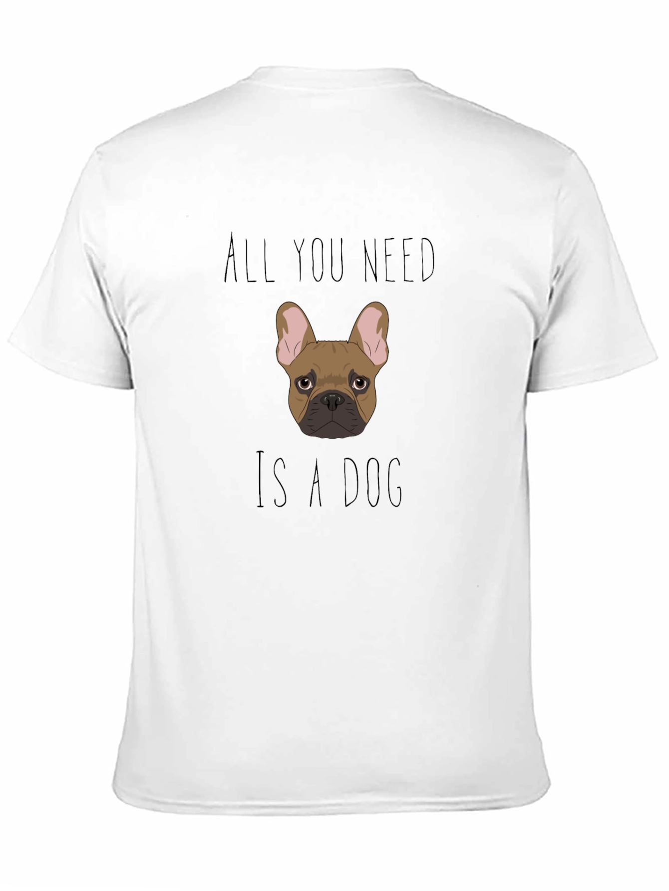 Black All You Need Is A Dog Graphic Tee view 11