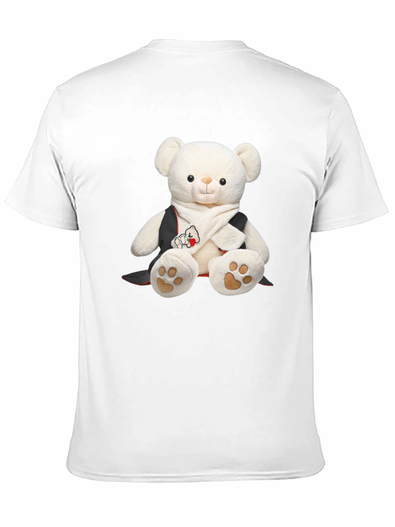 Black Teddy Bear T-Shirt - Soft Toy Graphic Tee view 11