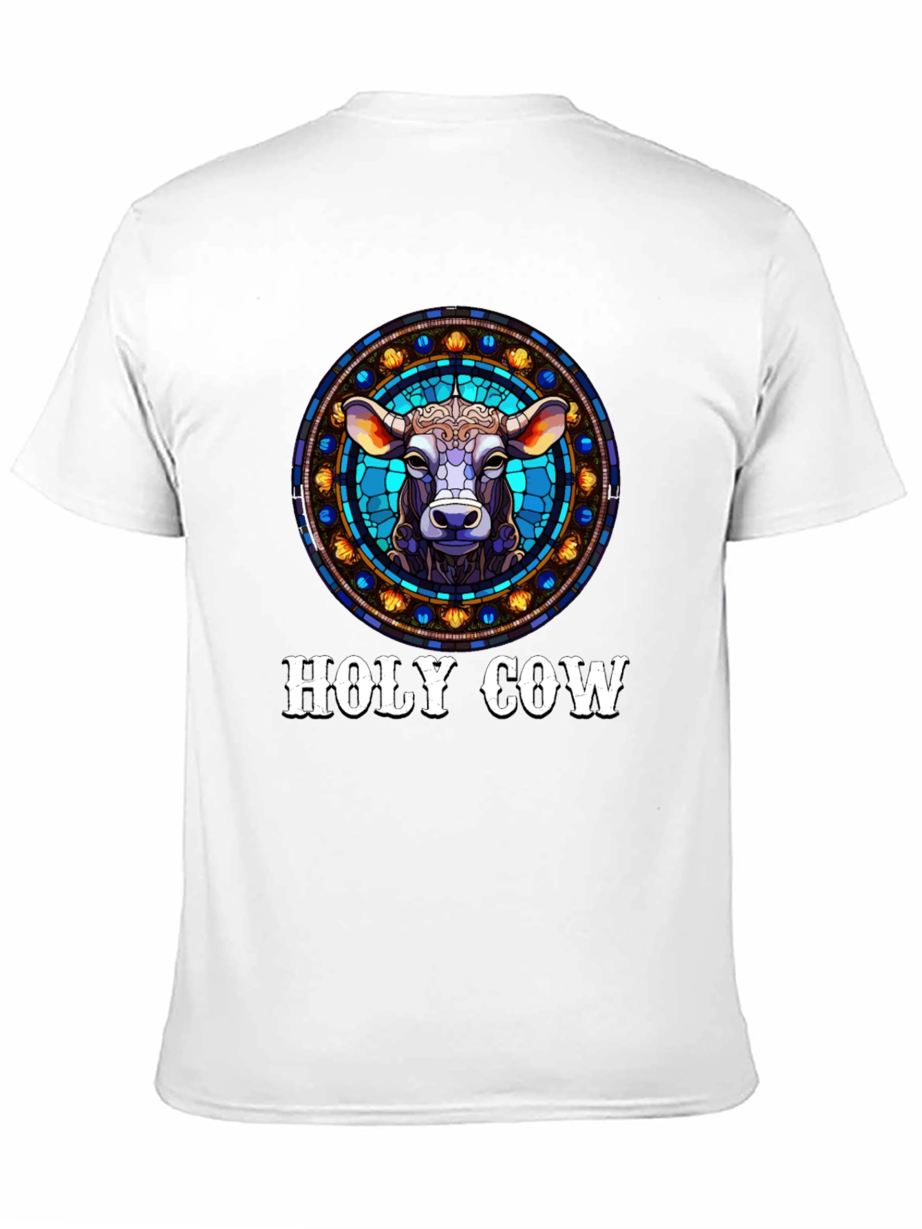 Black Holy Cow Graphic Tee - Black view 11