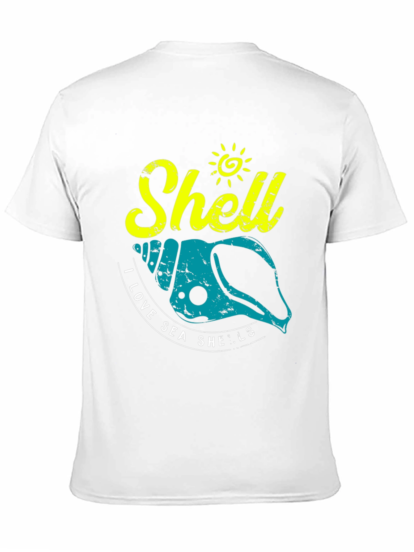 Black I Love Sea Shells Graphic T-Shirt view 11
