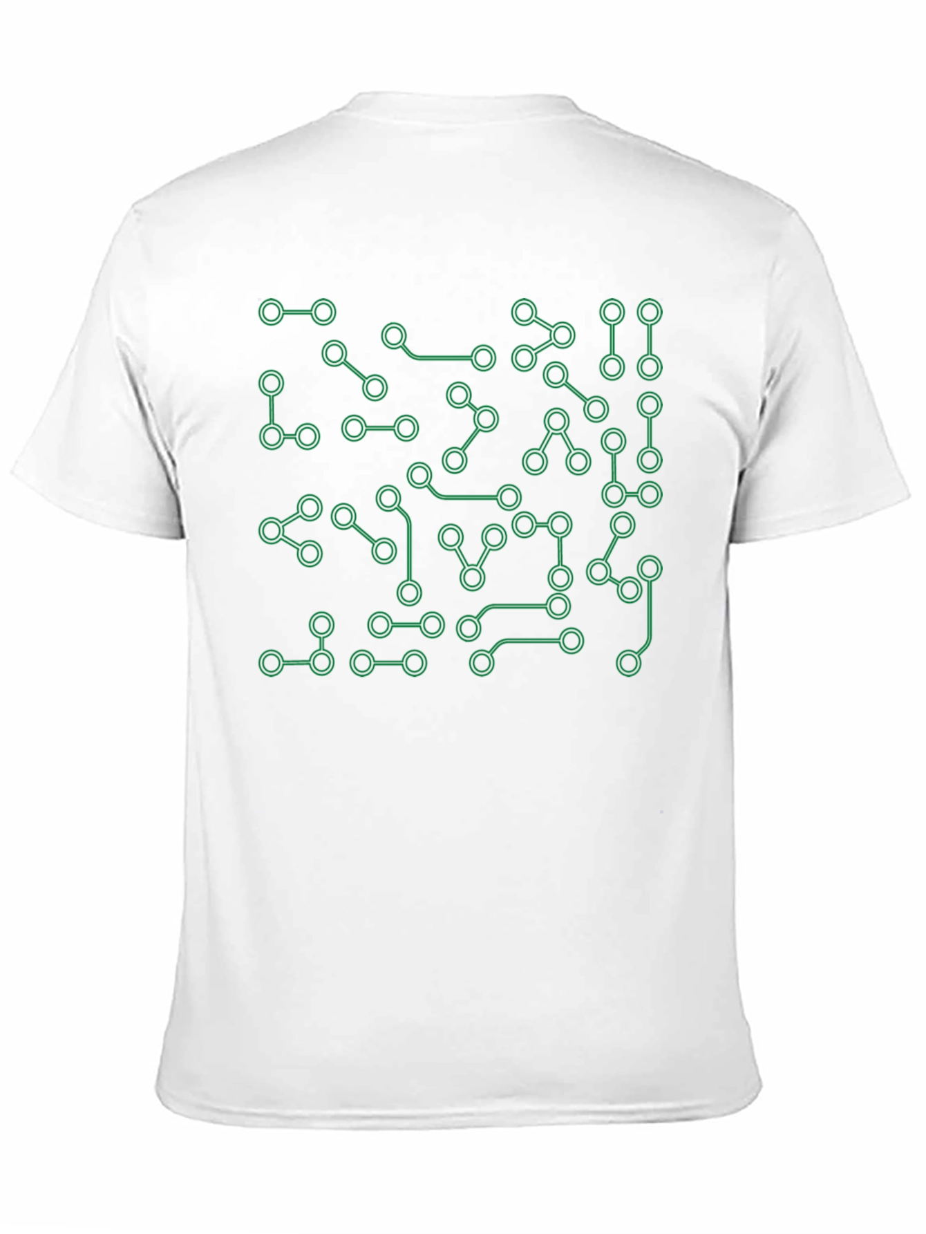 Black Circuit Board Graphic Tee - Tech Style Shirt view 11