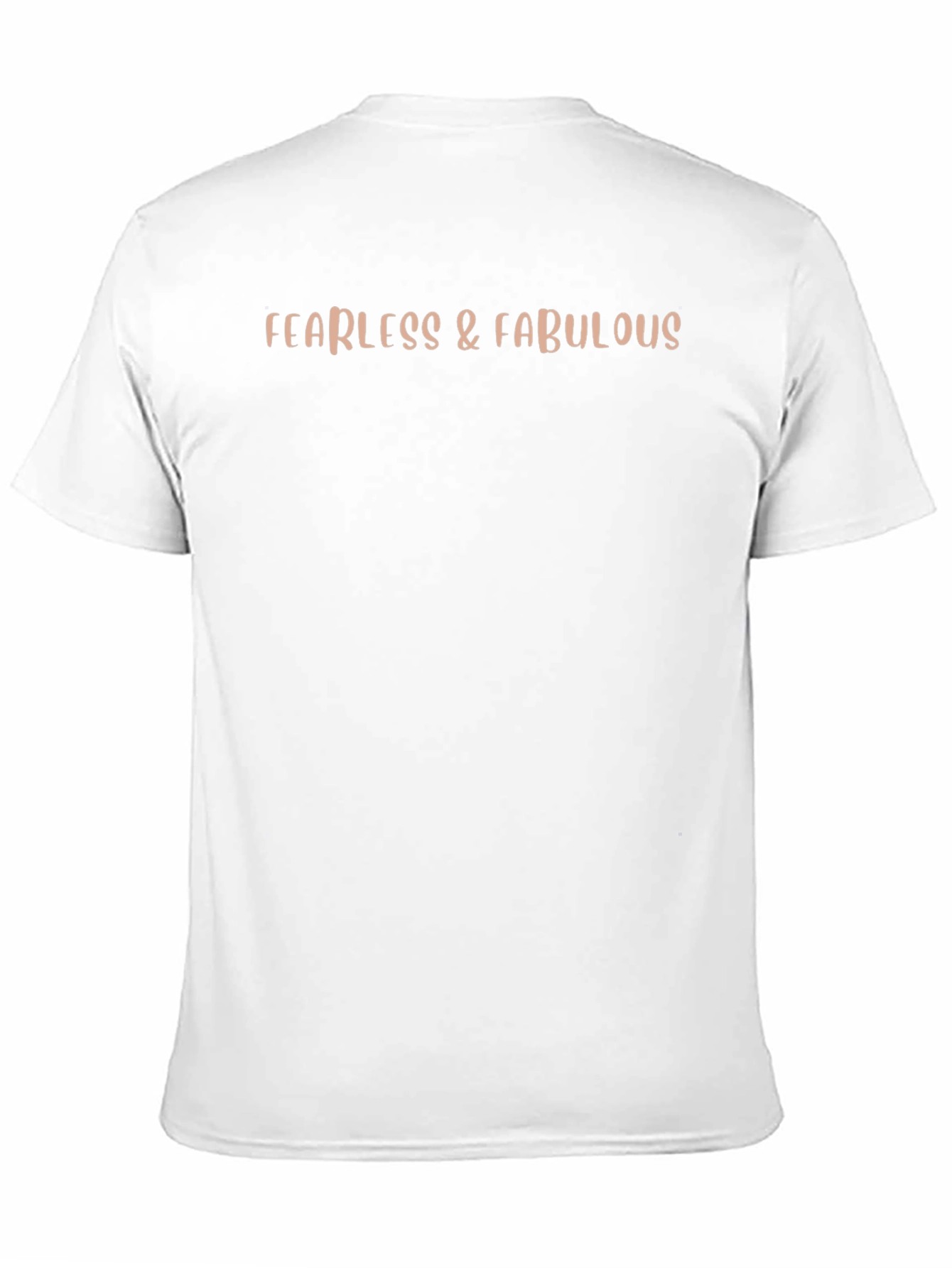 Black Fearless & Fabulous Graphic Tee - Soft Cotton Blend view 11