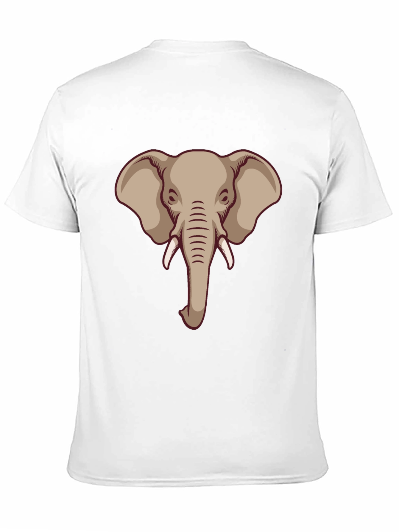 Black Elephant Graphic Tee - Cool Animal Design T-Shirt view 11
