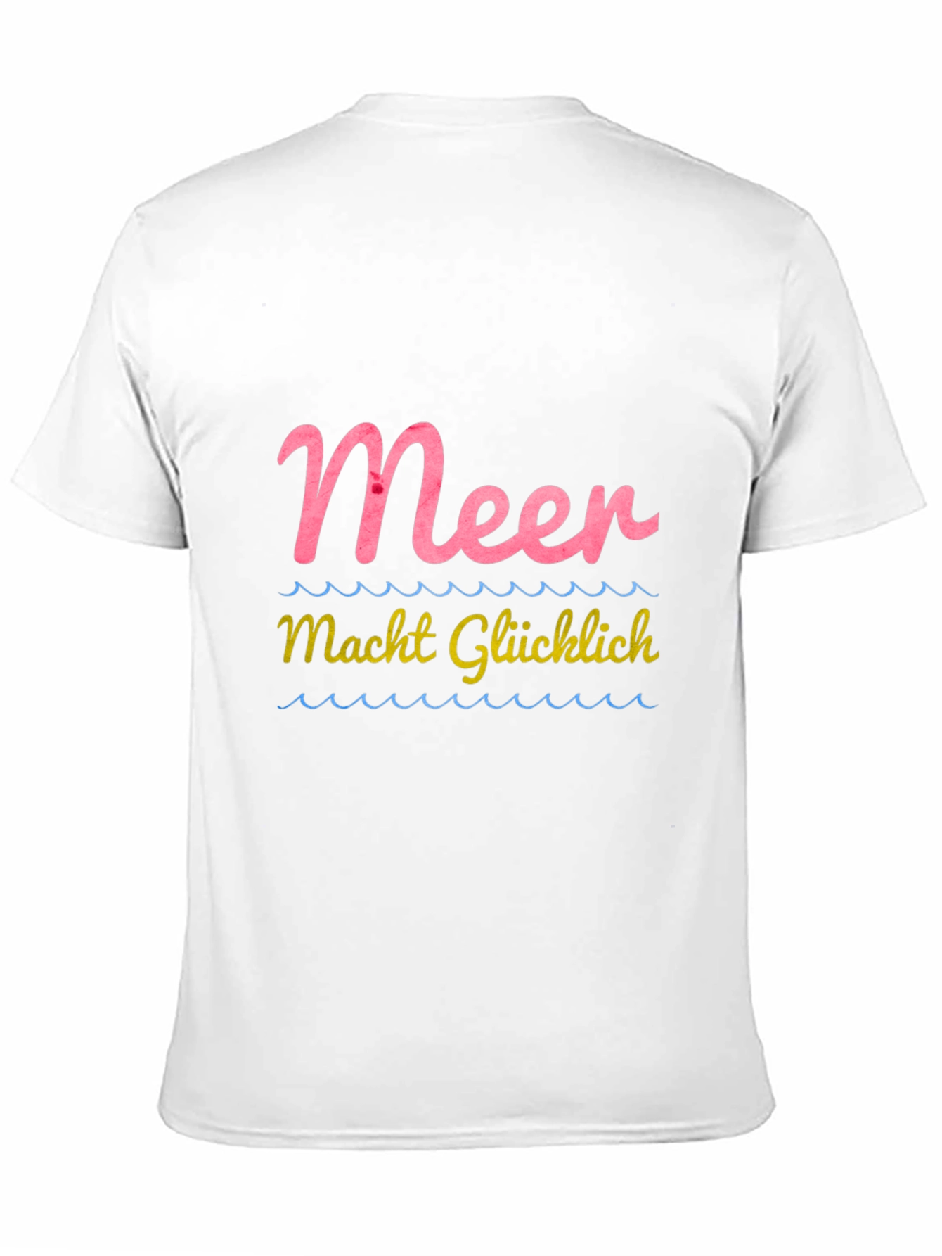 Black Meer Macht Glücklich T-Shirt - German Sea Lover Tee view 11