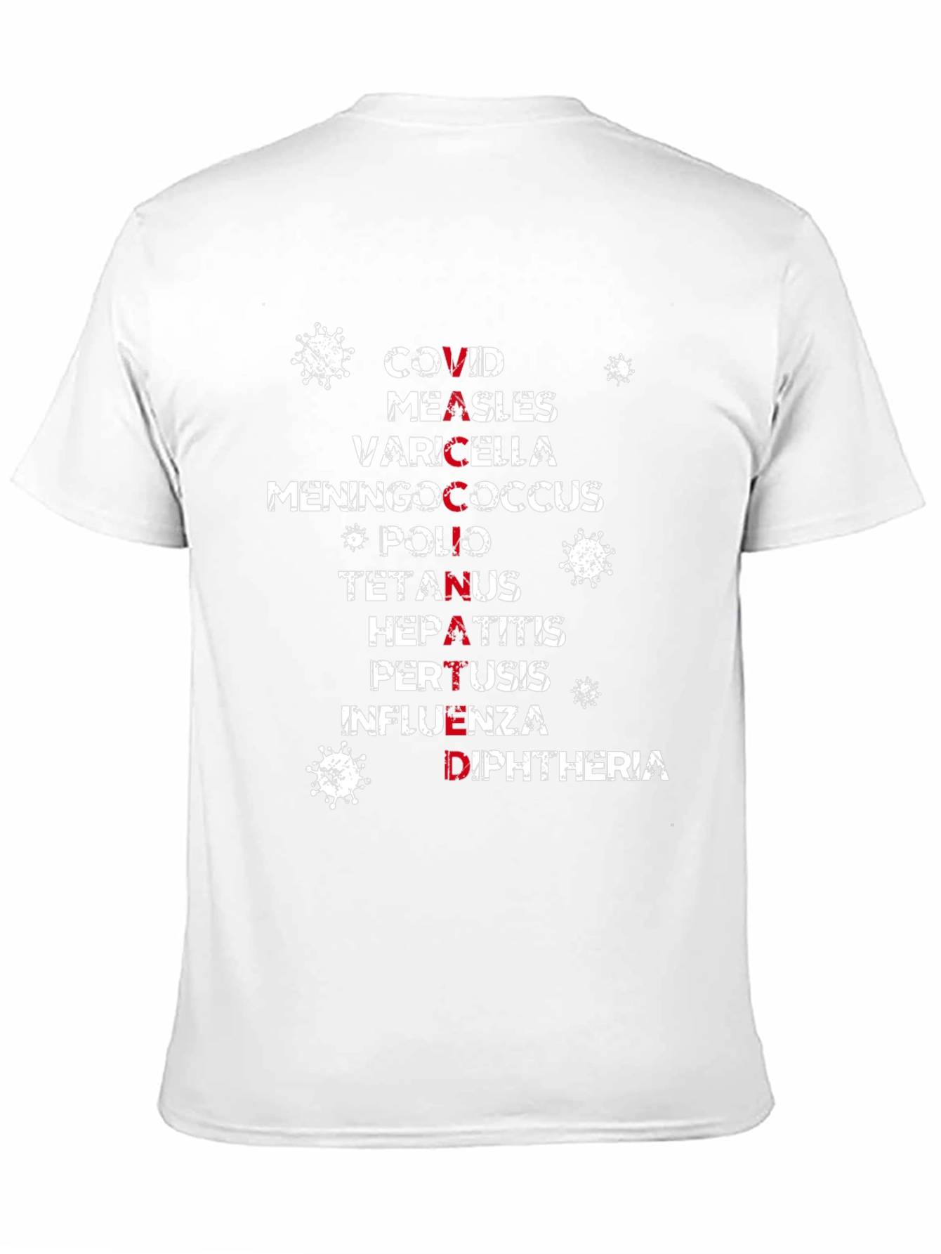 Vaccinated Protection T-Shirt: COVID, Measles & More - 11