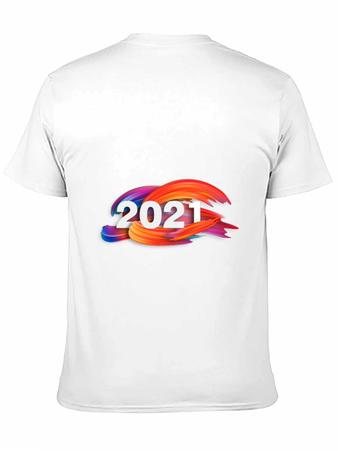 Black 2021 Abstract Graphic Print Black Tee view 11