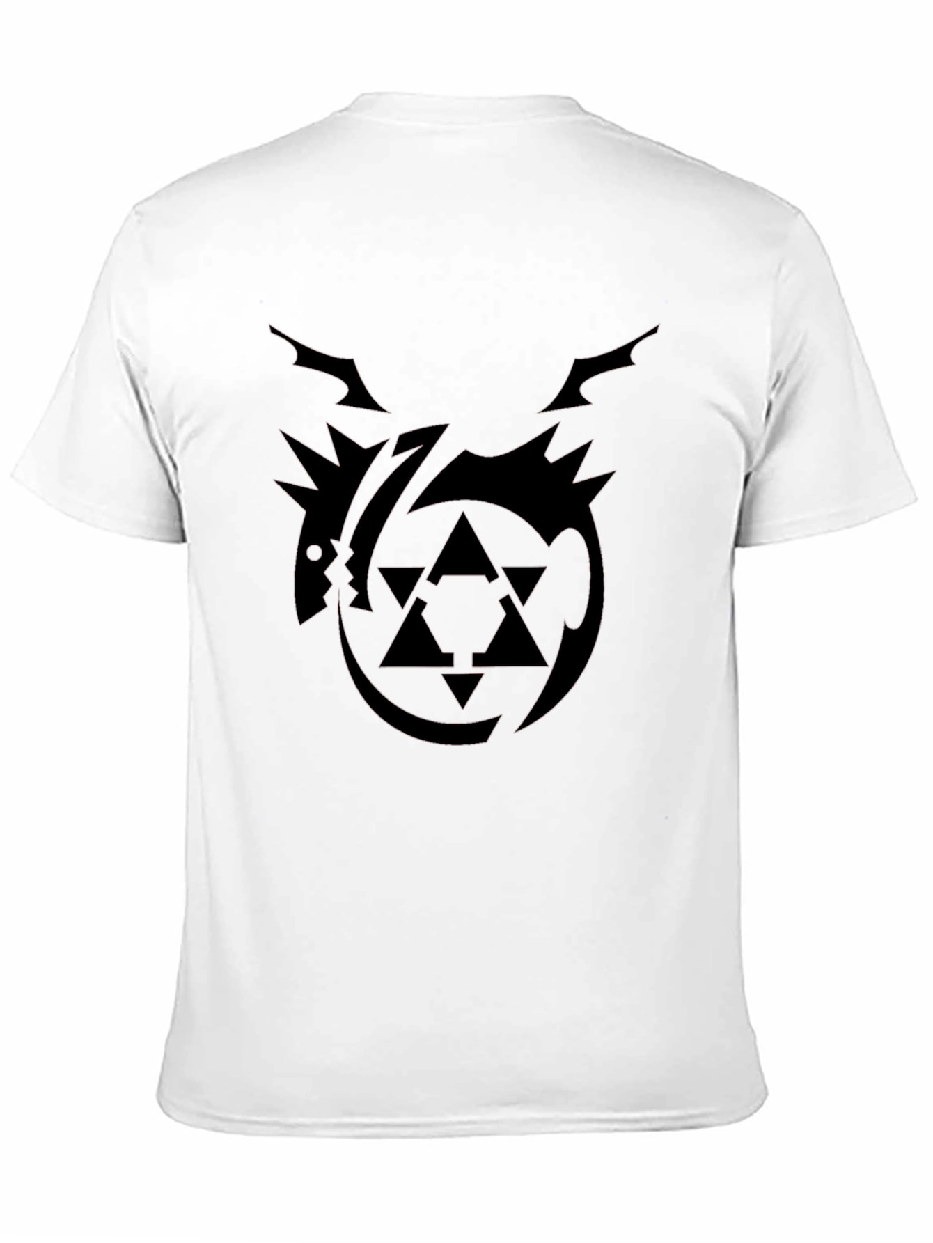 Black Alchemy Symbol Black T-Shirt view 11