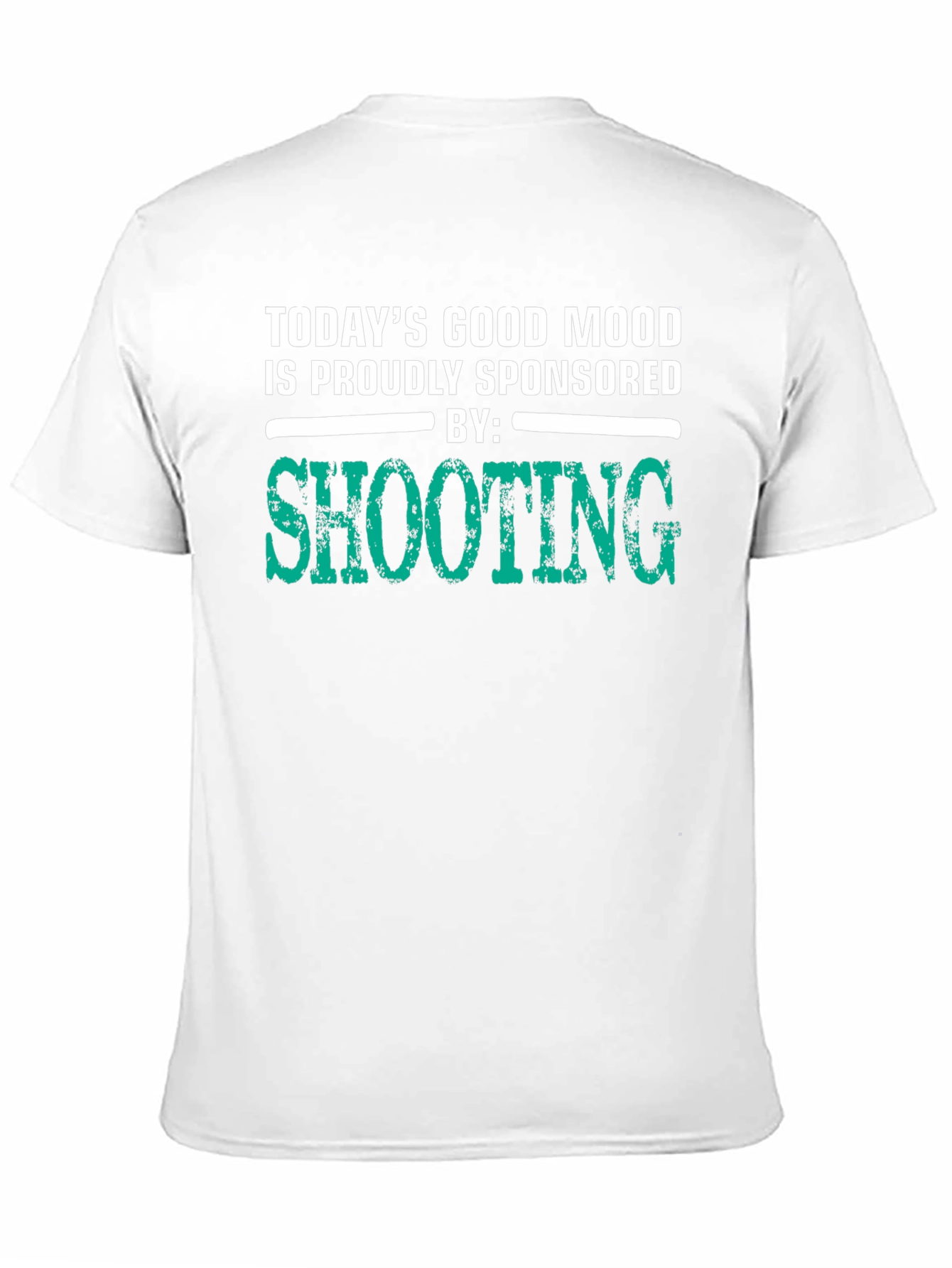 Black Shooting Sponsored T-Shirt - Good Mood Tee view 11
