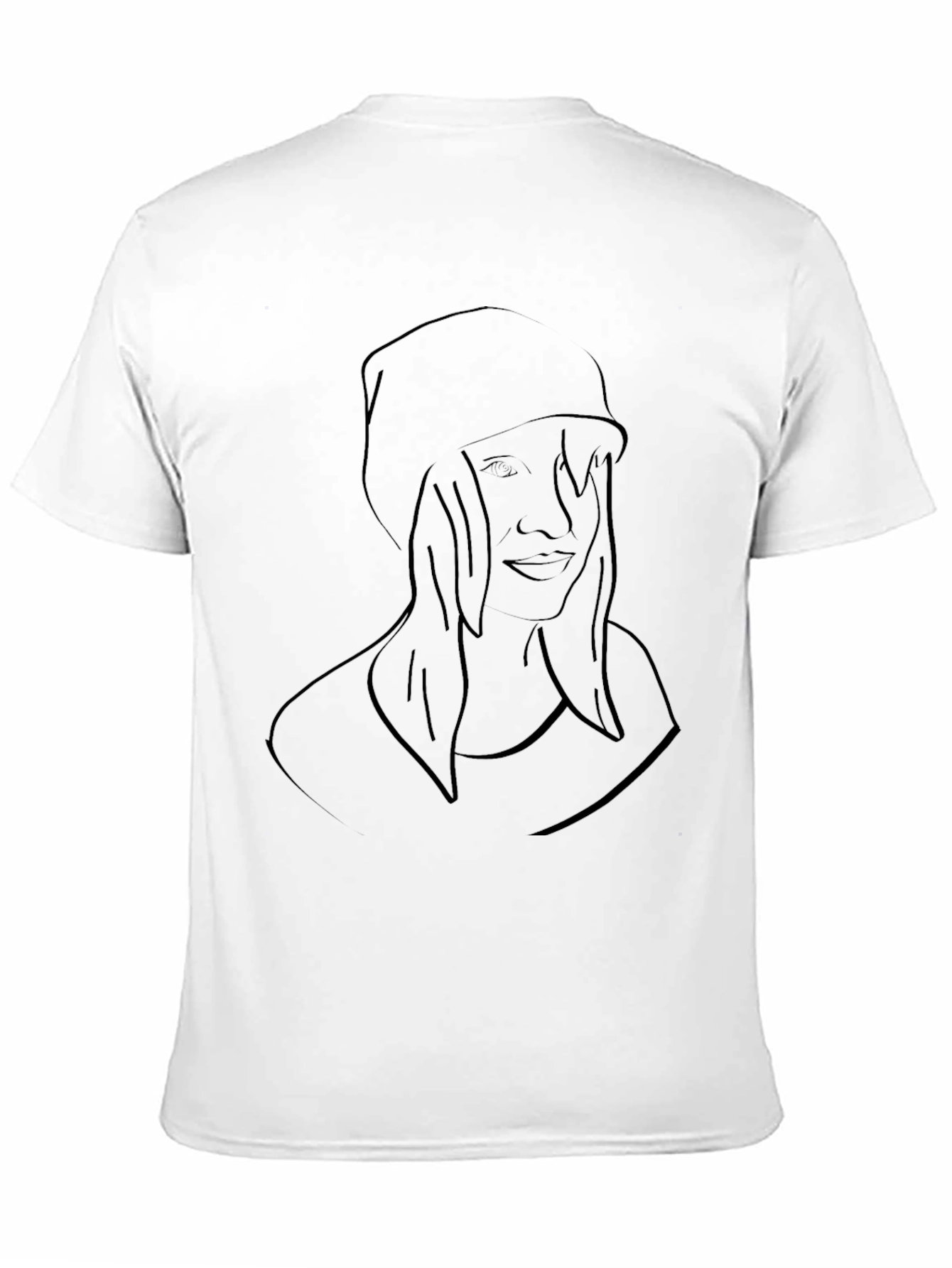 Black Minimalist Graphic T-Shirt - Black view 11