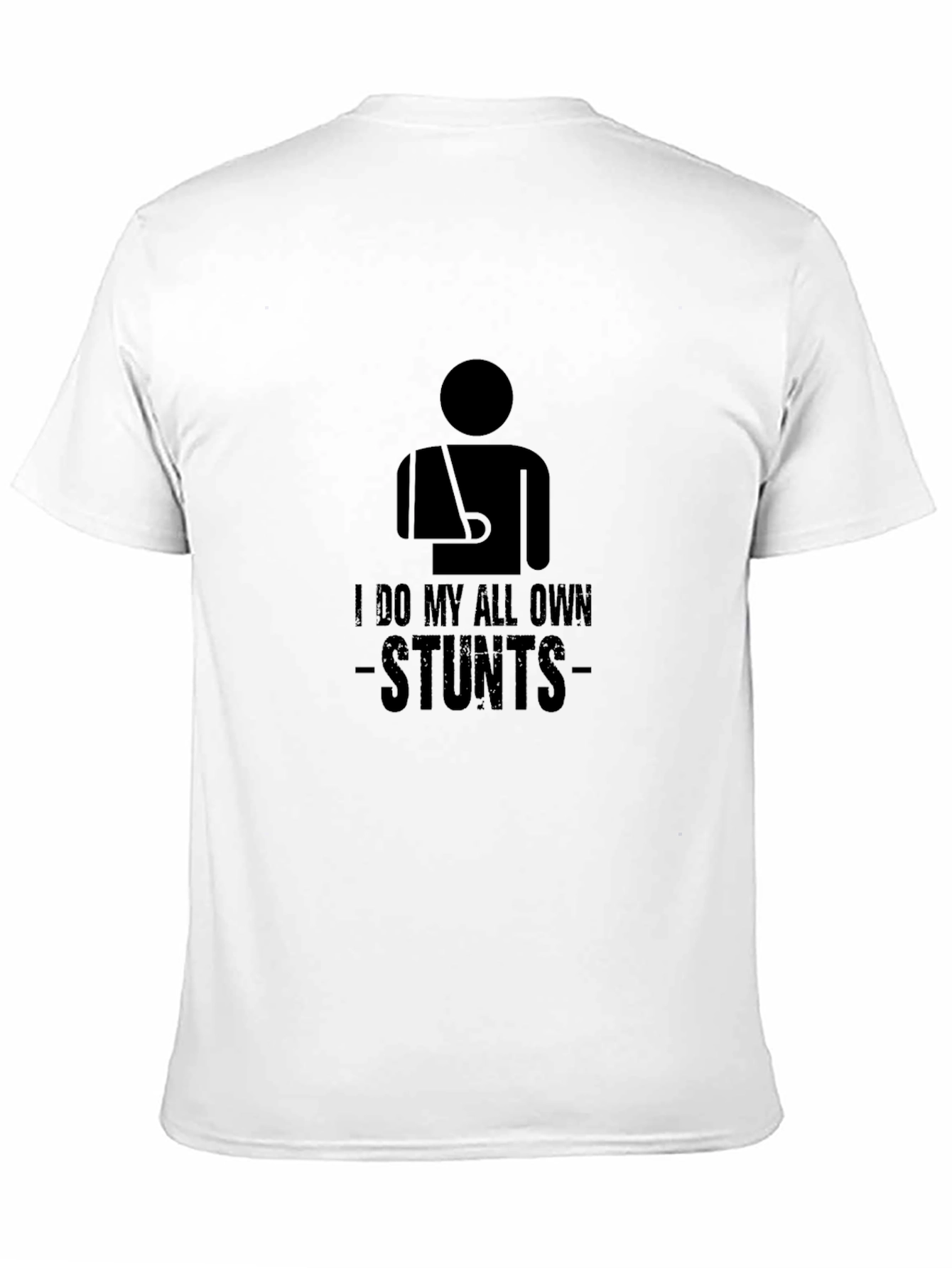 Black I Do My Own Stunts Graphic Tee view 11