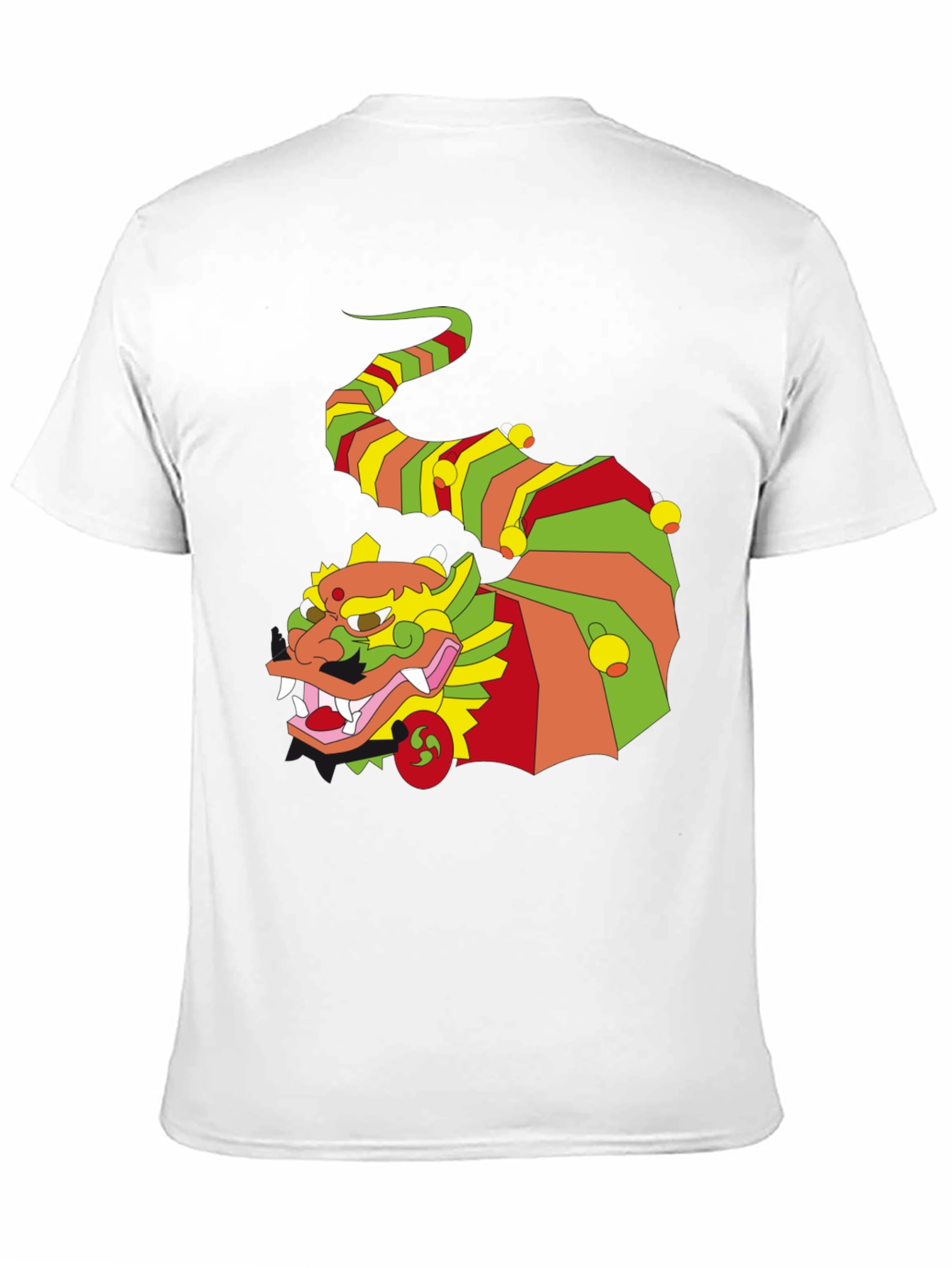 Black Funky Dragon Graphic Black T-Shirt view 11