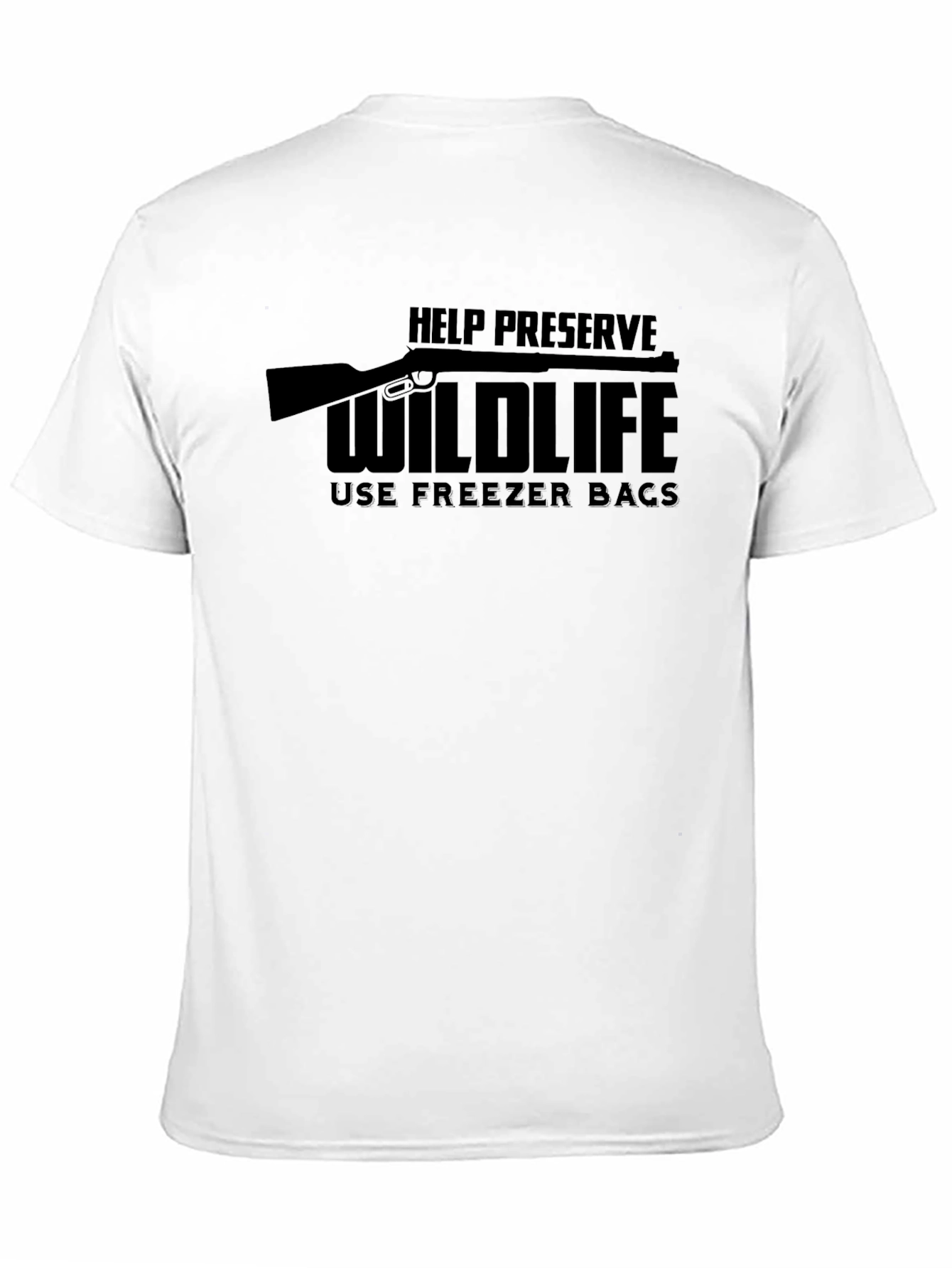 Black Help Preserve Wildlife T-Shirt view 11