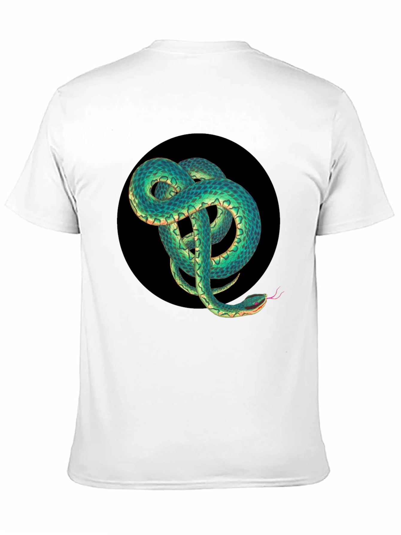 Black Snake Graphic Black T-Shirt view 11