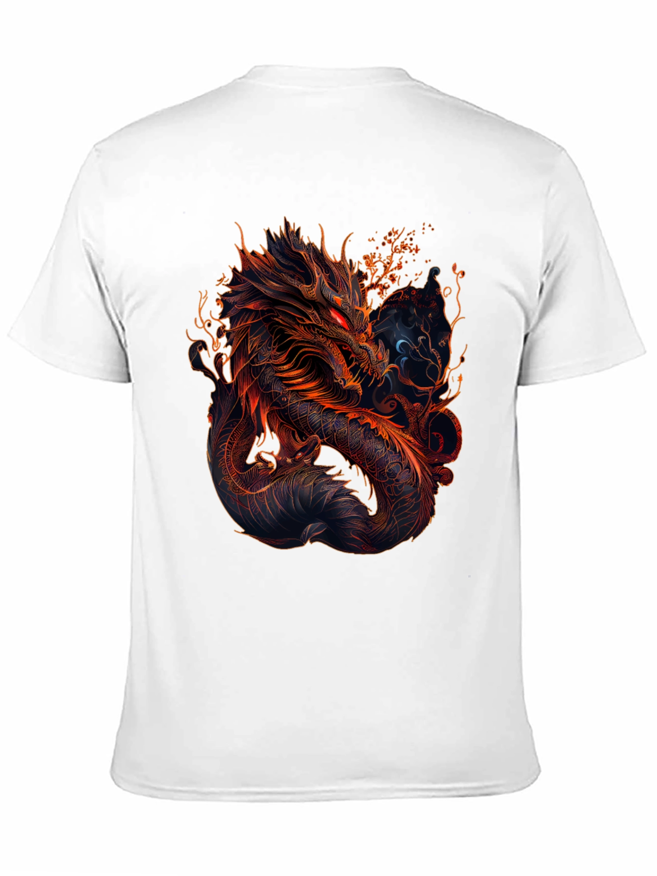 Black Dragon Graphic Tee - Black view 11