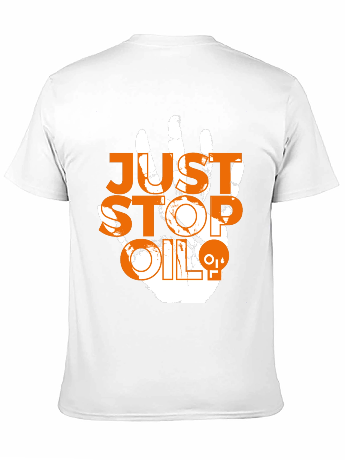 Black Just Stop Oil Tee - Eco-Friendly Activist Shirt view 11