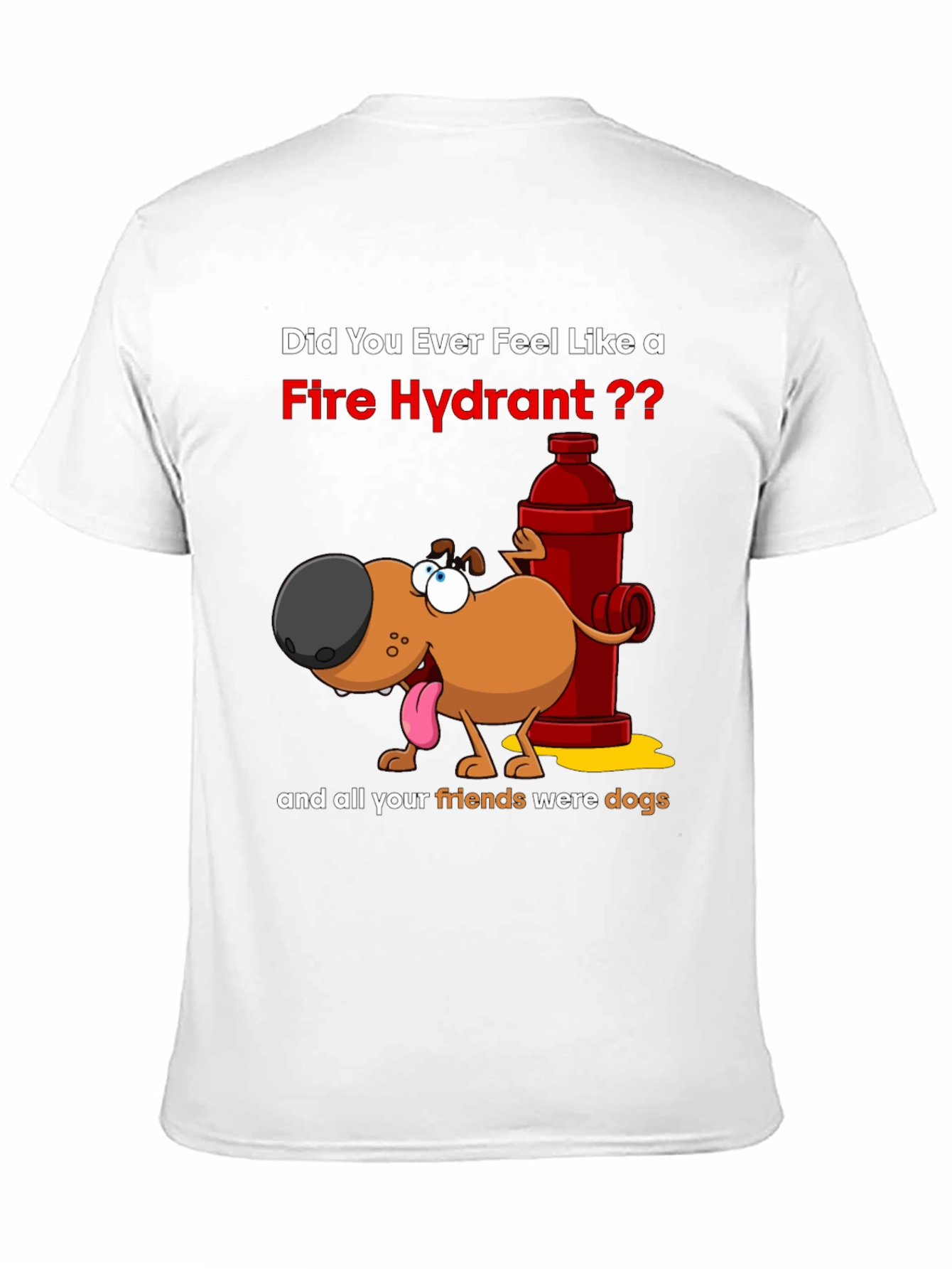 Black Dog & Fire Hydrant Graphic T-Shirt view 11