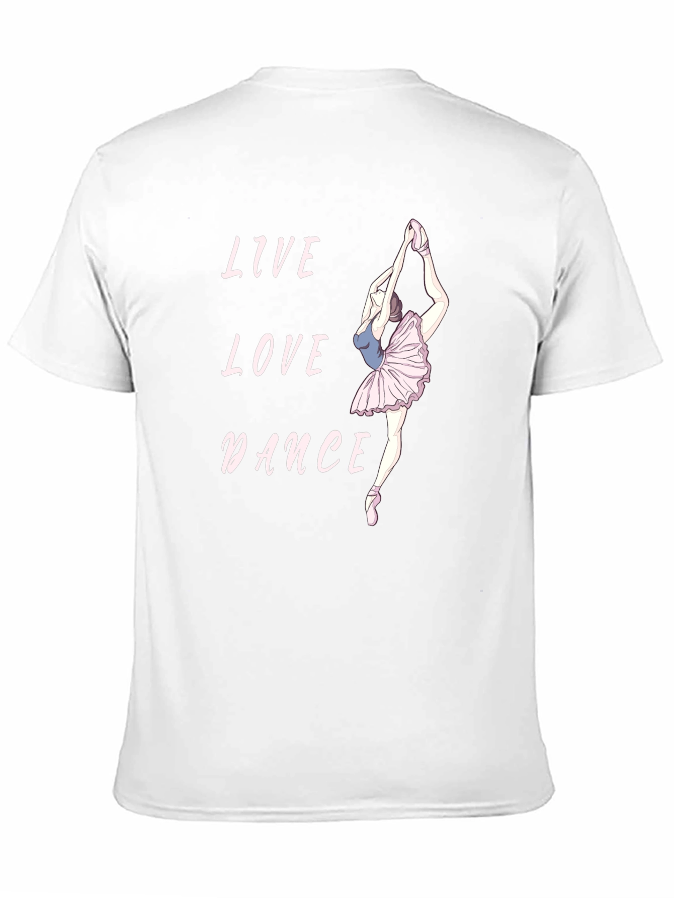 Black Live Love Dance Black Graphic Tee view 11