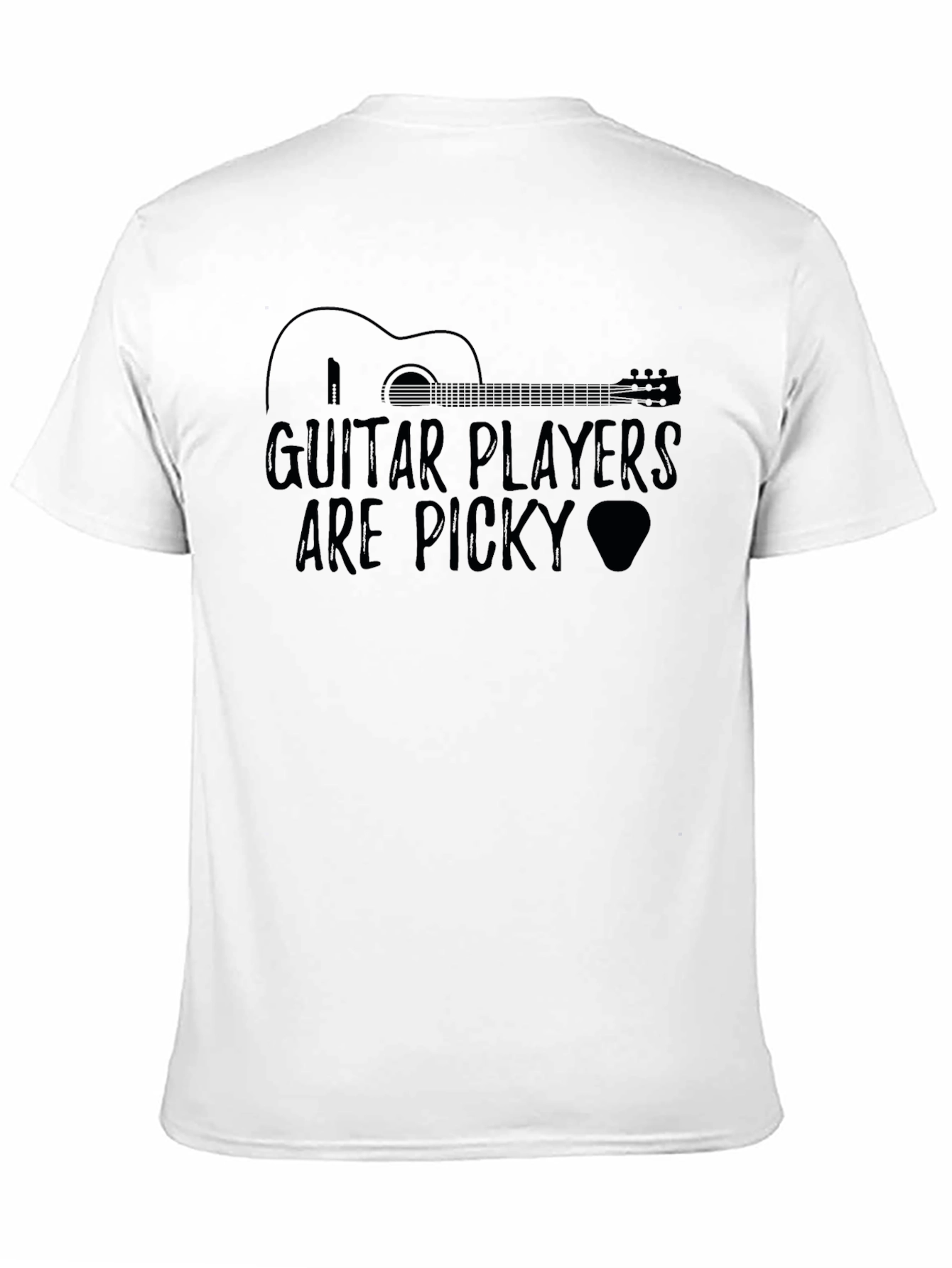 Black Guitar Players Are Picky - Funny Musician T-Shirt view 11