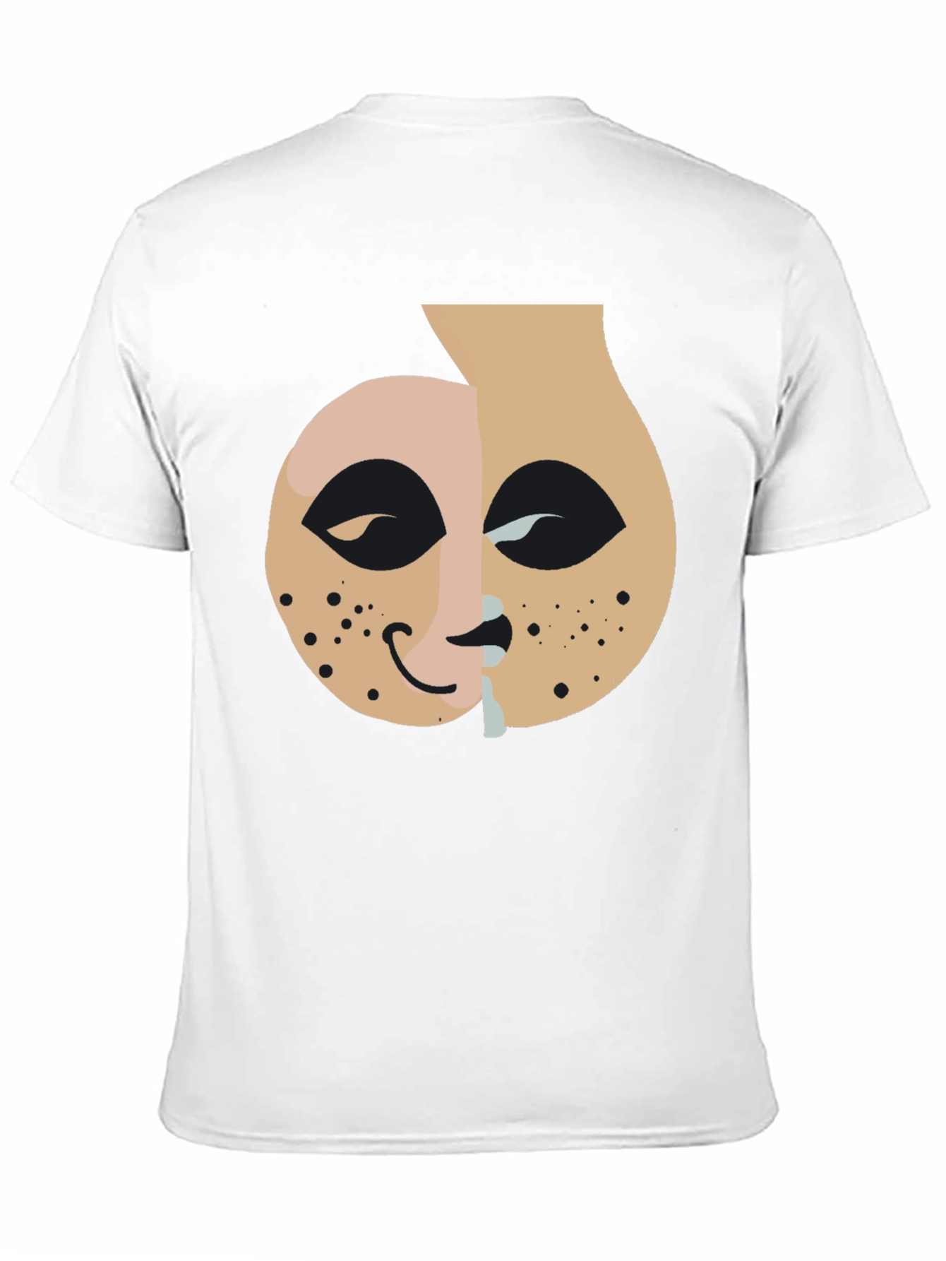 Black Unique Graphic T-Shirt view 11