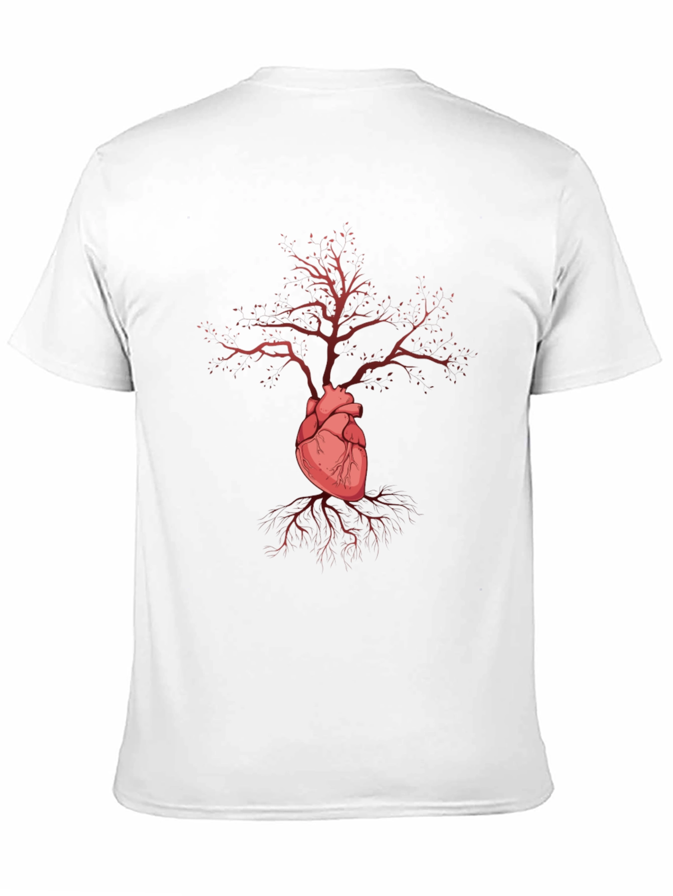 Black Heart Tree Graphic Tee - Stylish & Unique view 11