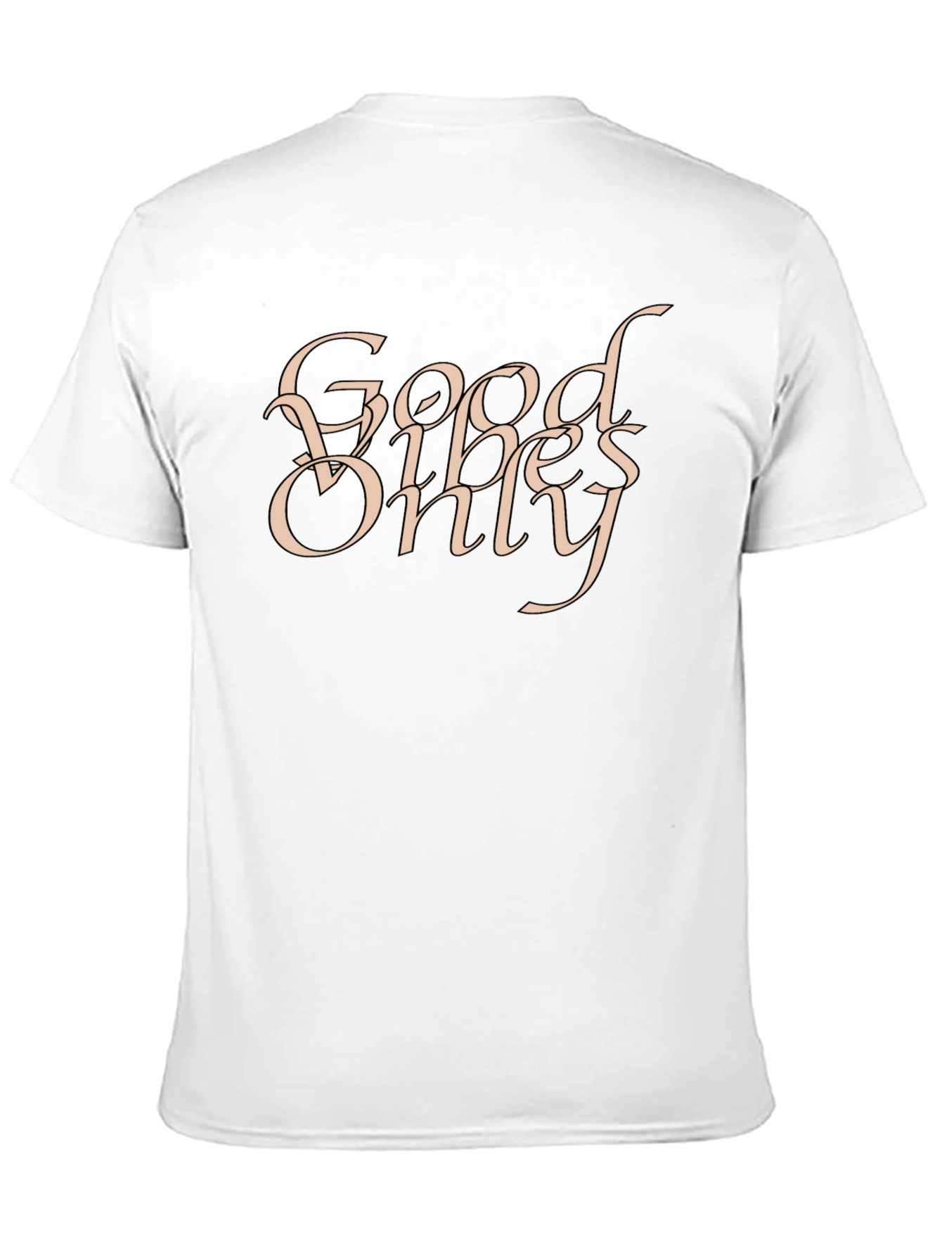 Black Good Vibes Only Graphic Black T-Shirt view 11
