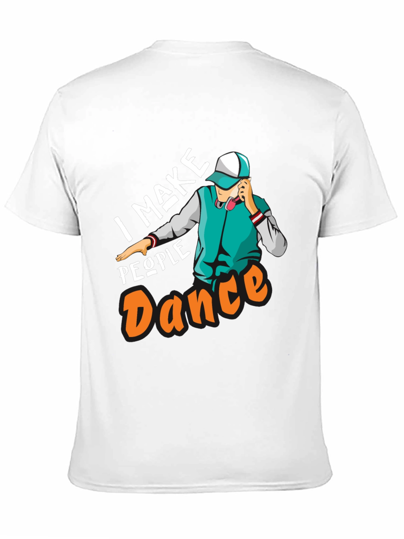 Black I Make People Dance Graphic T-Shirt view 11