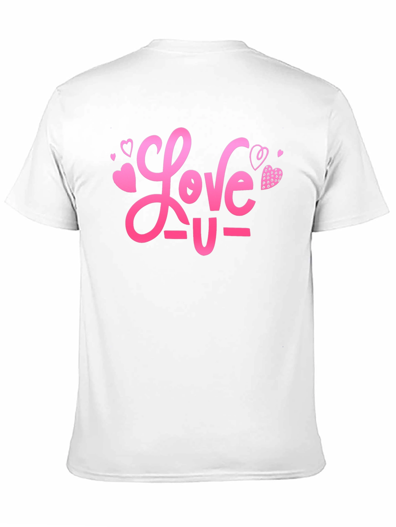 Black Love U Graphic Tee - Valentine's Day Gift view 11