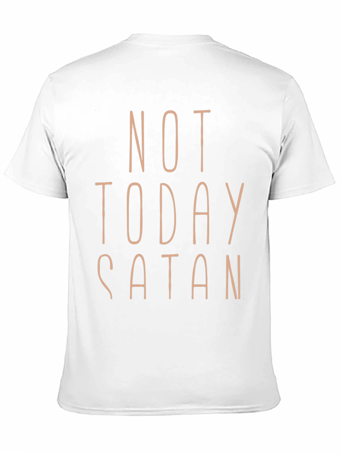 Black Not Today Satan Graphic Tee - Black view 11