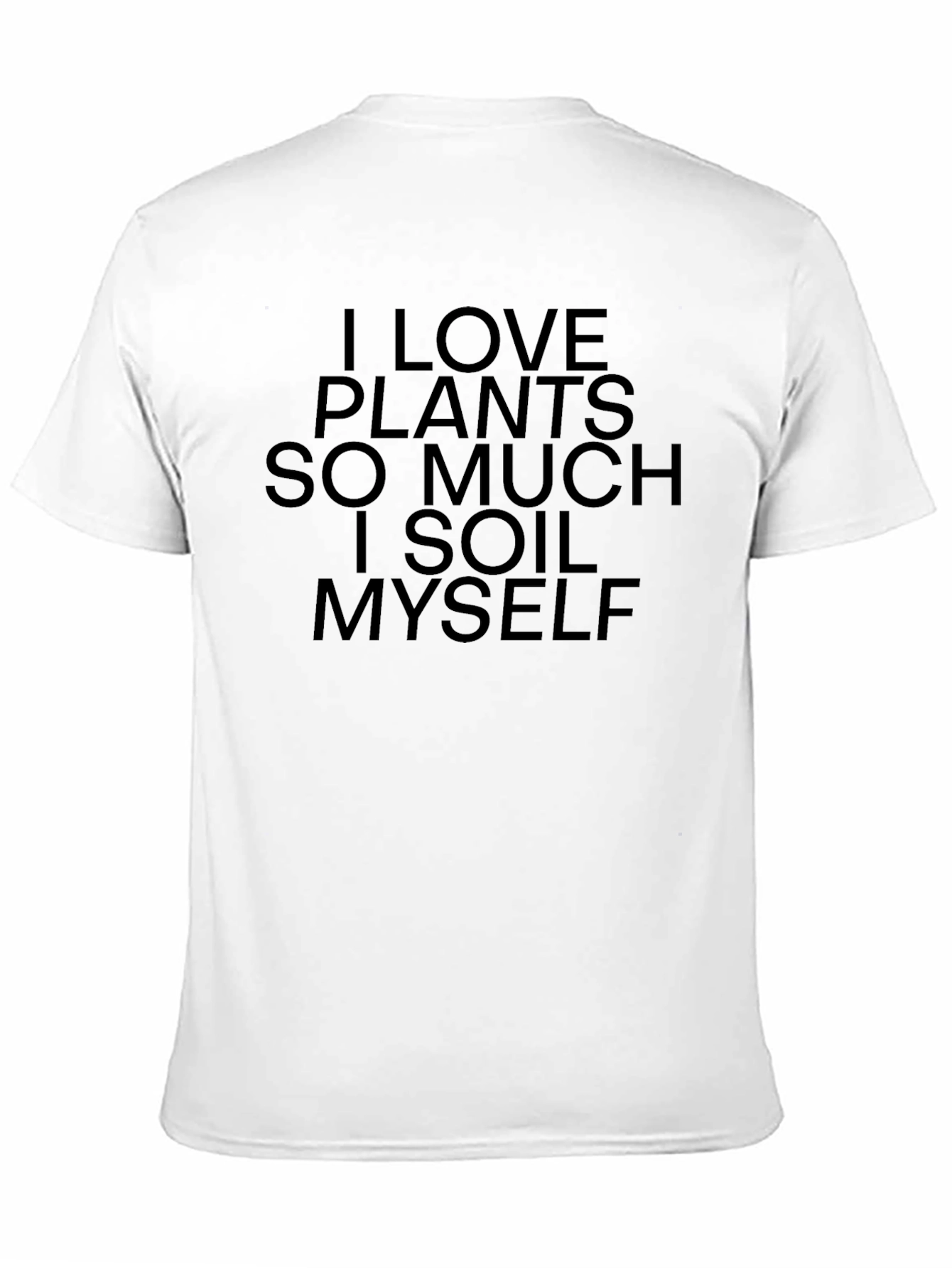 Black I Love Plants T-Shirt - Funny Gardening Shirt view 11