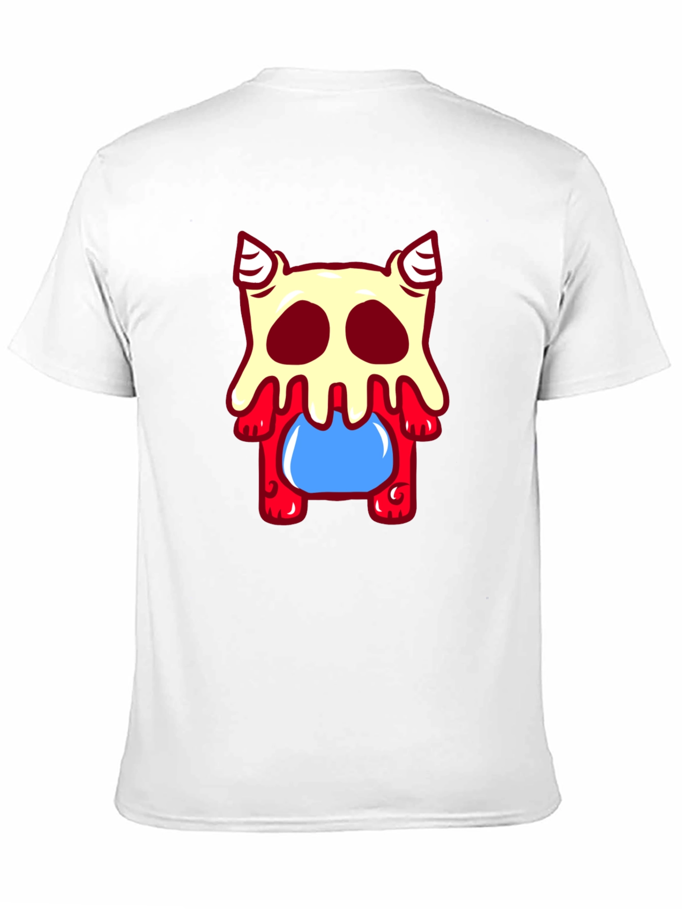 Black Cartoon Monster Graphic Tee - Black view 11