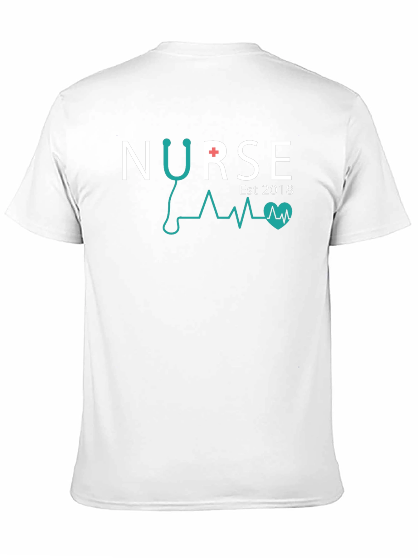 Black Nurse Est 2018 T-Shirt Black view 11