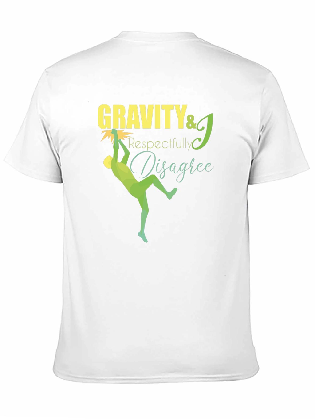 Black Gravity Respectfully Disagree Black T-Shirt view 11