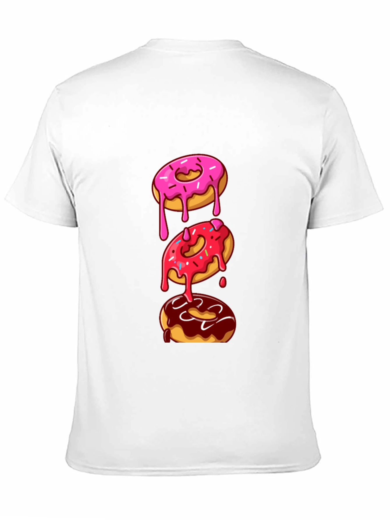 Black Donut Stack Graphic Tee - Fun & Trendy Style view 11