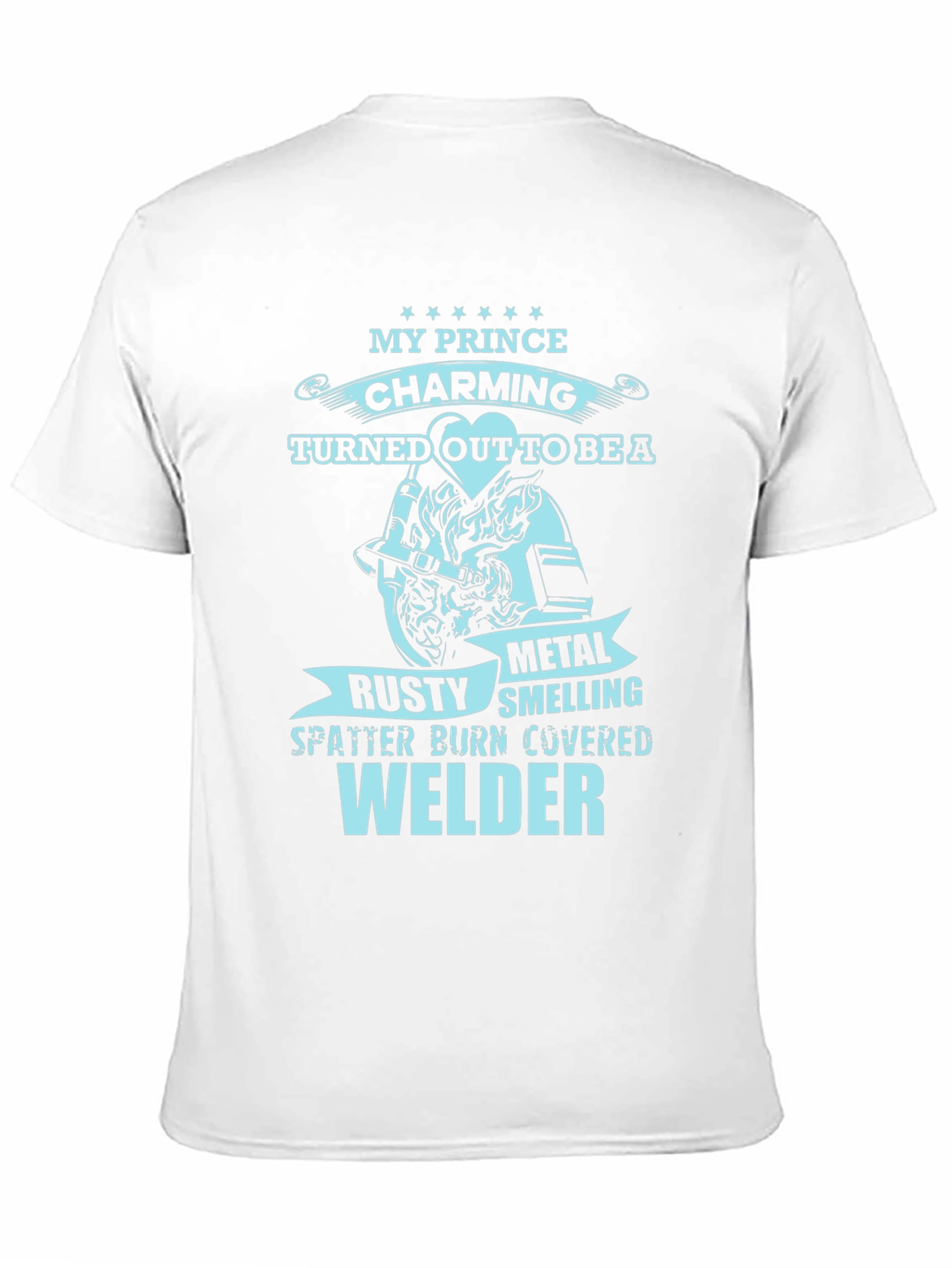 Black My Prince Welder T-Shirt - Black Novelty Tee view 11