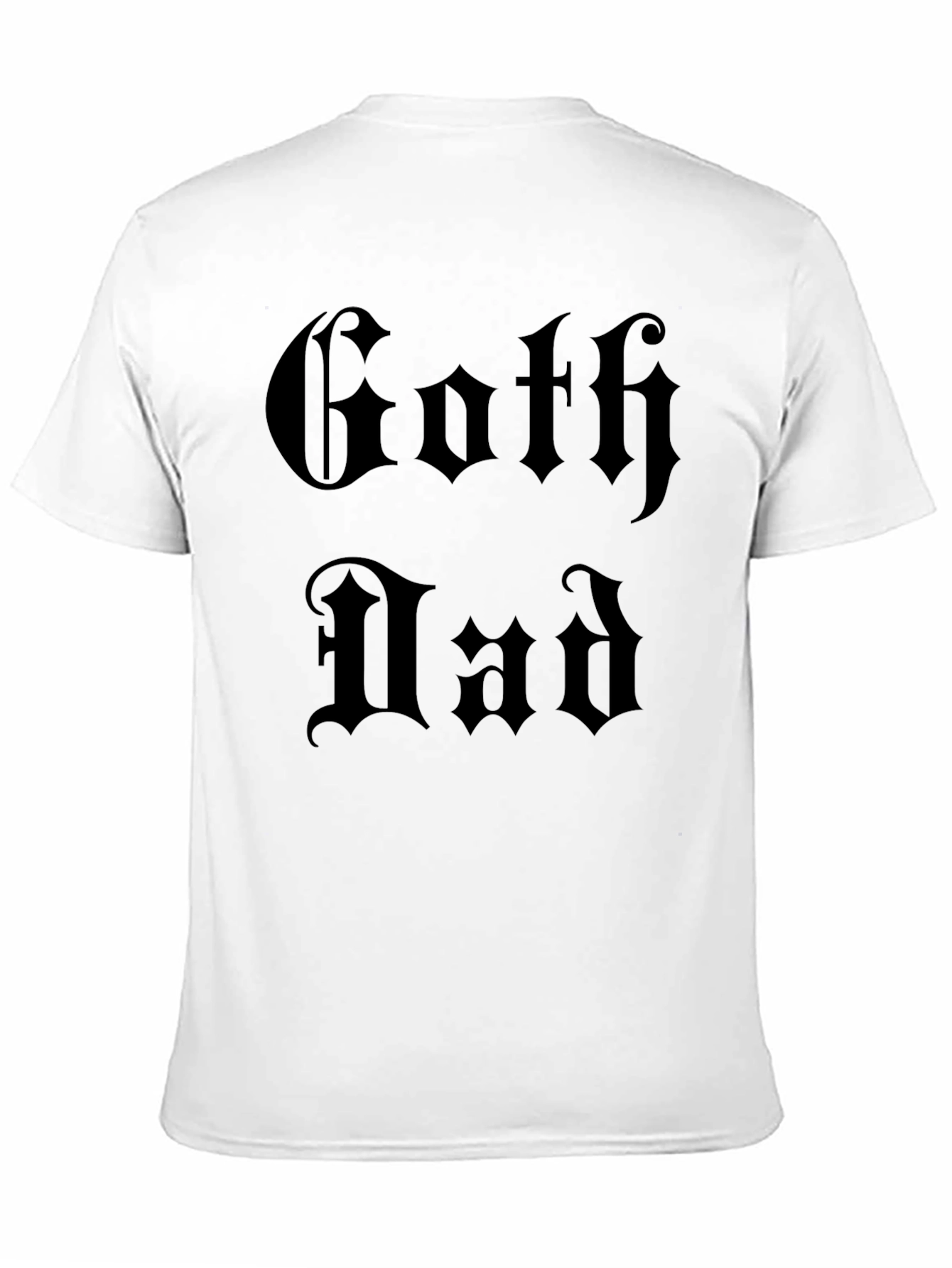 Black Goth Dad Graphic Tee - Black Gothic Style view 11