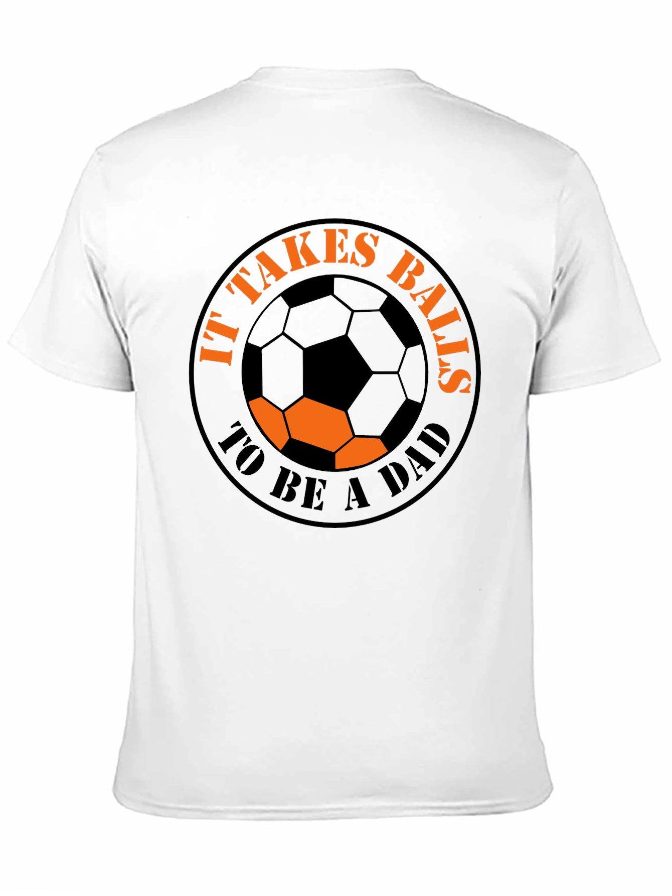 Black It Takes Balls to be a Dad T-Shirt view 11