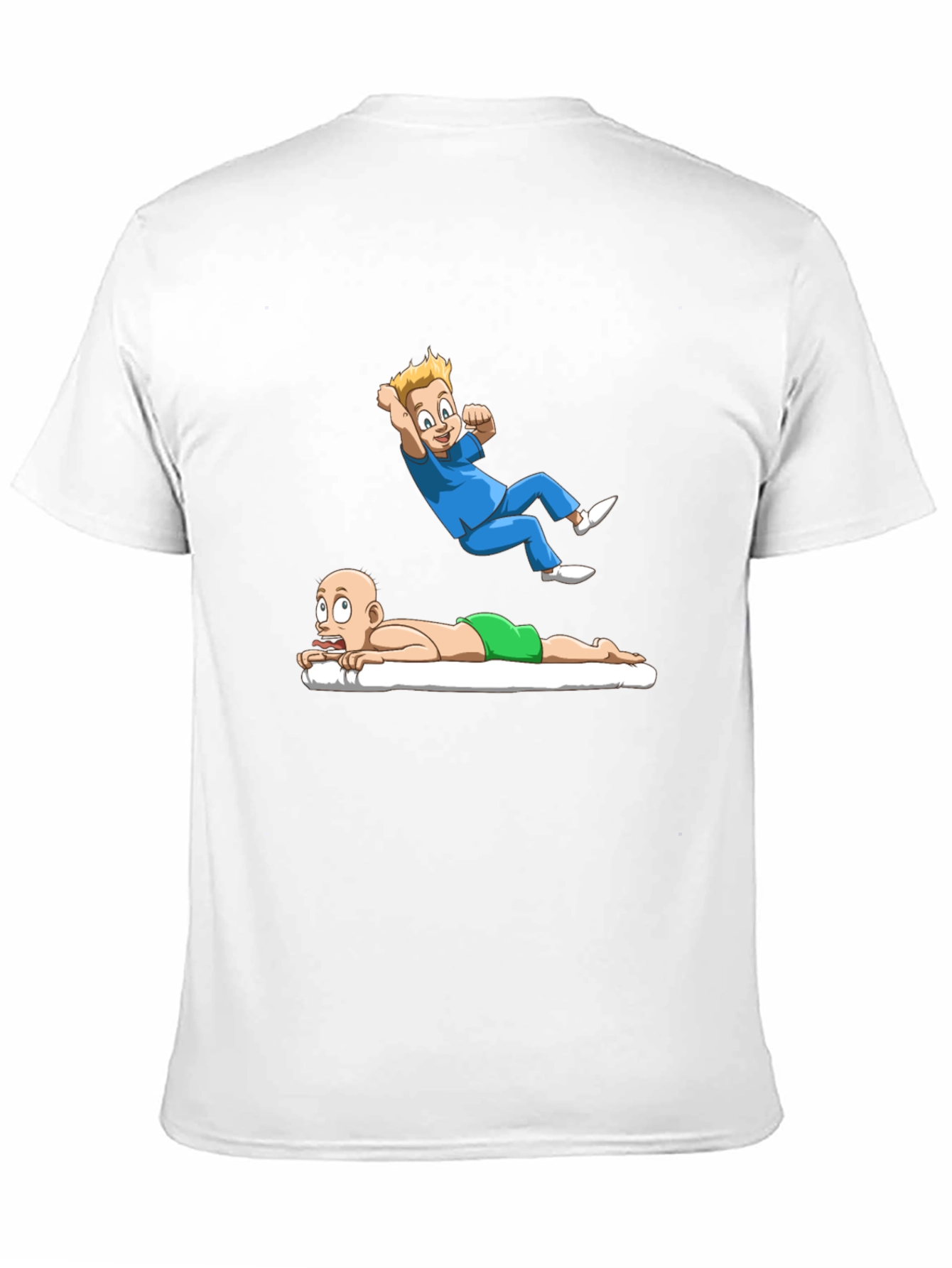 Black Cartoon Graphic Tee - Massage Therapy Humor view 11