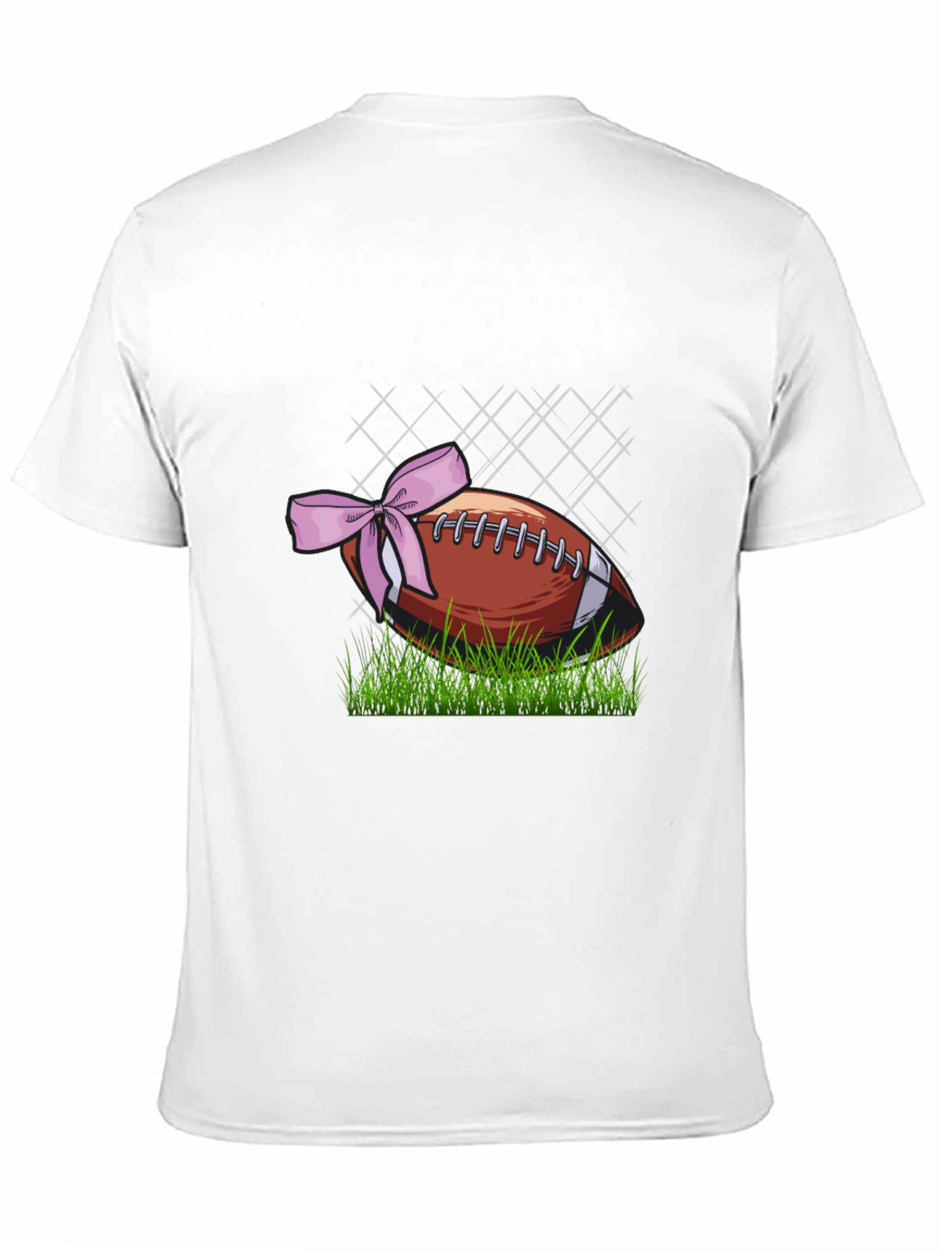 Black Football with Bow Graphic Tee - Men's view 11