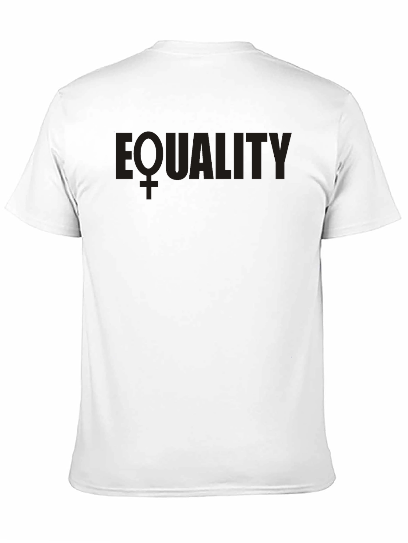 Black Equality Graphic Tee - Black Unisex T-Shirt view 11