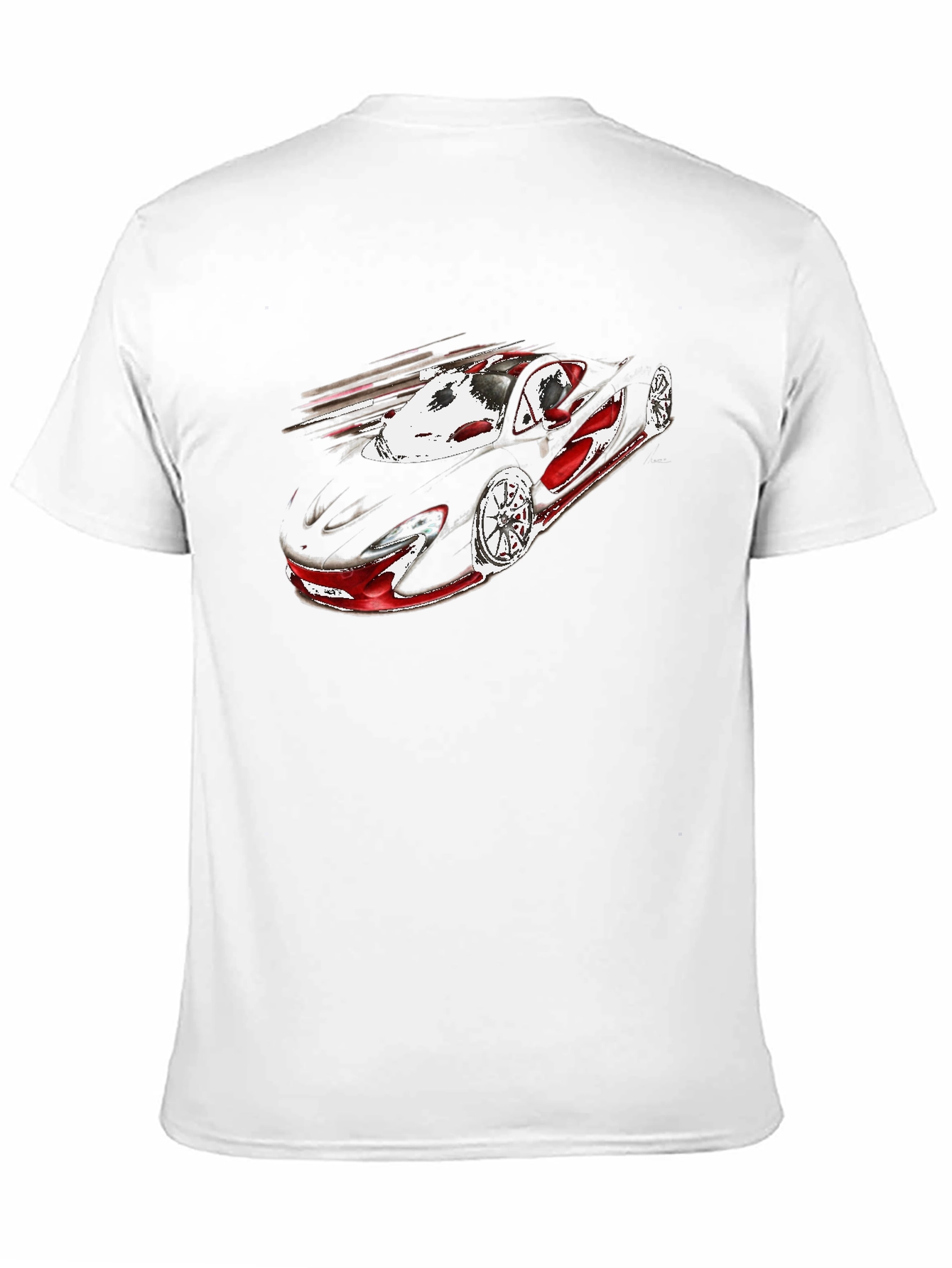 Black Sleek Black Car Graphic Tee - Motorsport Fashion view 11