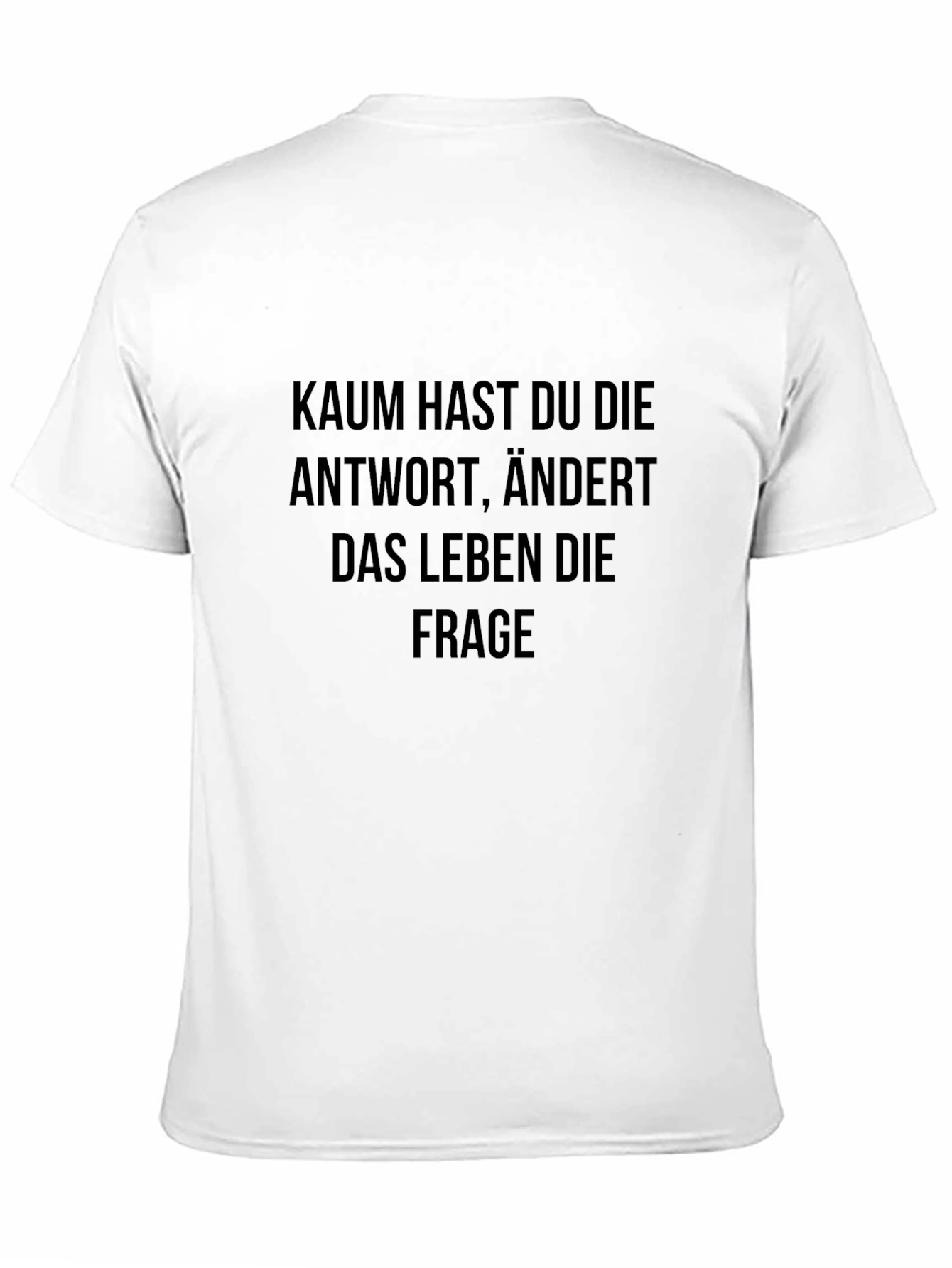 Black Kaum Hast Du Die Antwort T-Shirt view 11