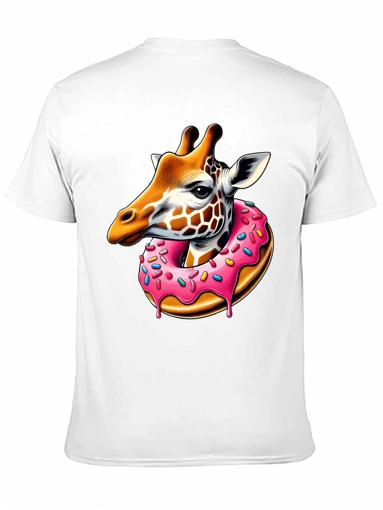 Black Giraffe Donut T-Shirt: Sweet Style! view 11
