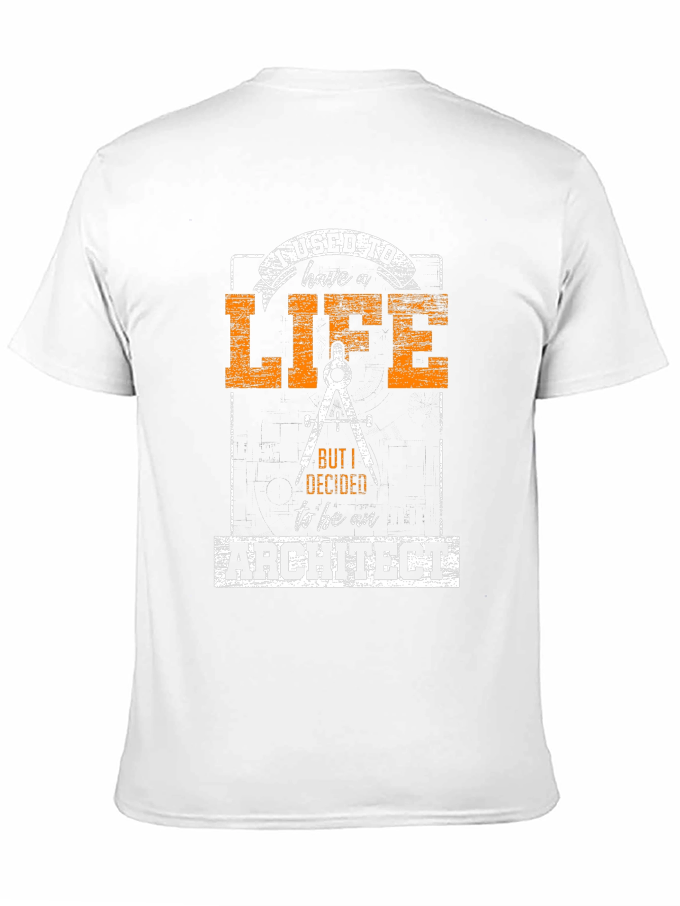 Black Architect T-Shirt: I Used To Have A Life view 11