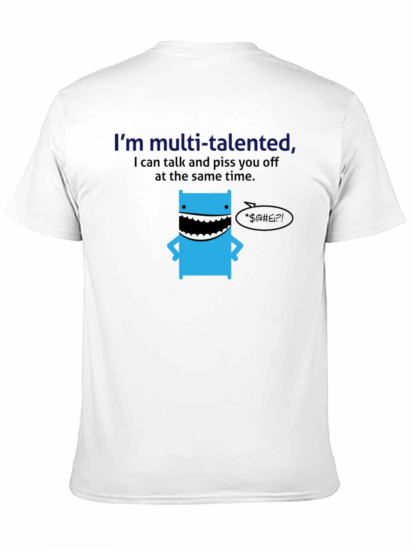 Black Multi-Talented Funny Graphic T-Shirt view 11